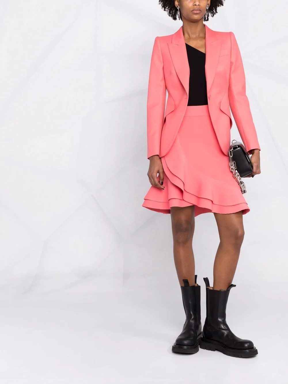 Alexander McQueen ruffled A-line skirt | REVERSIBLE