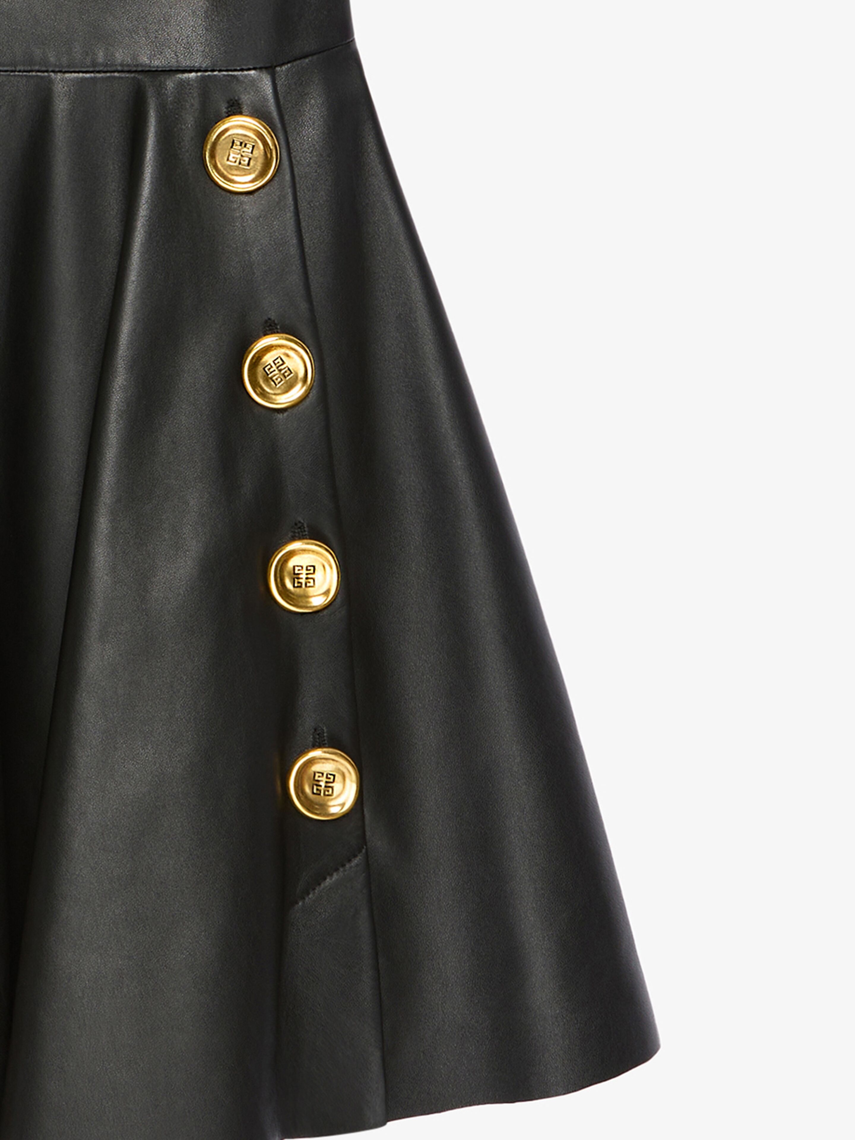 DRESS IN NAPPA WITH TWISTED STRAPS - 4