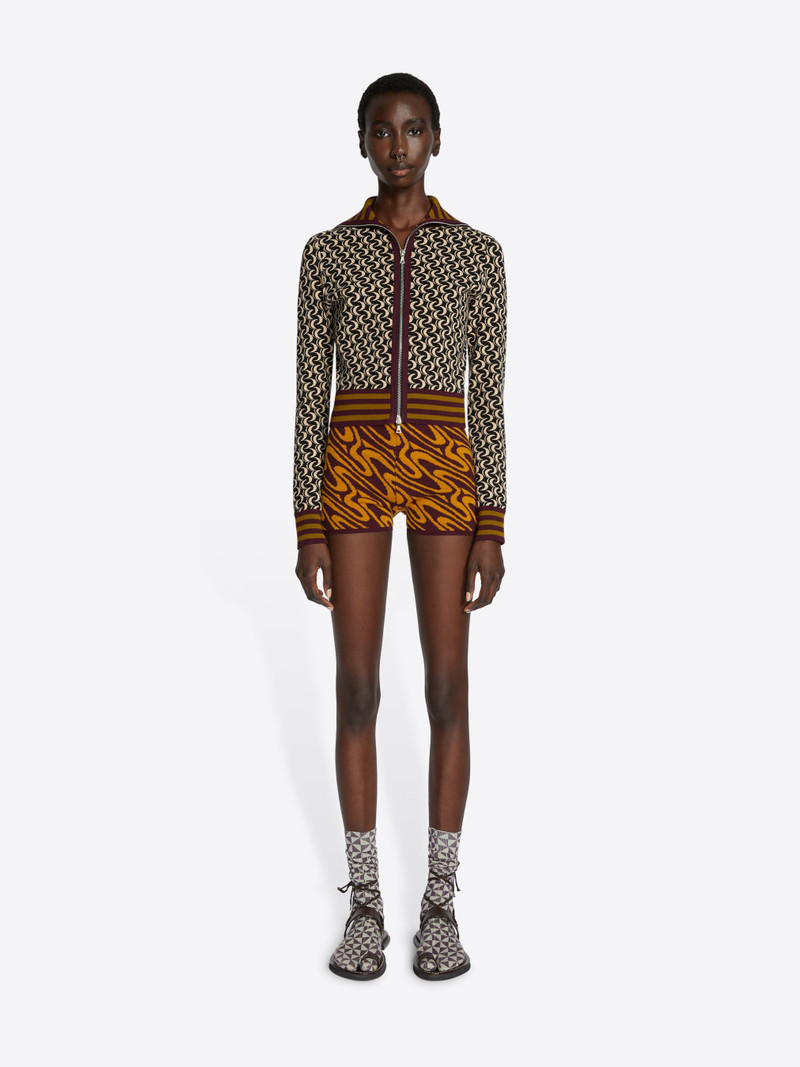 Dries Van Noten KNITTED ZIP CARDIGAN outlook