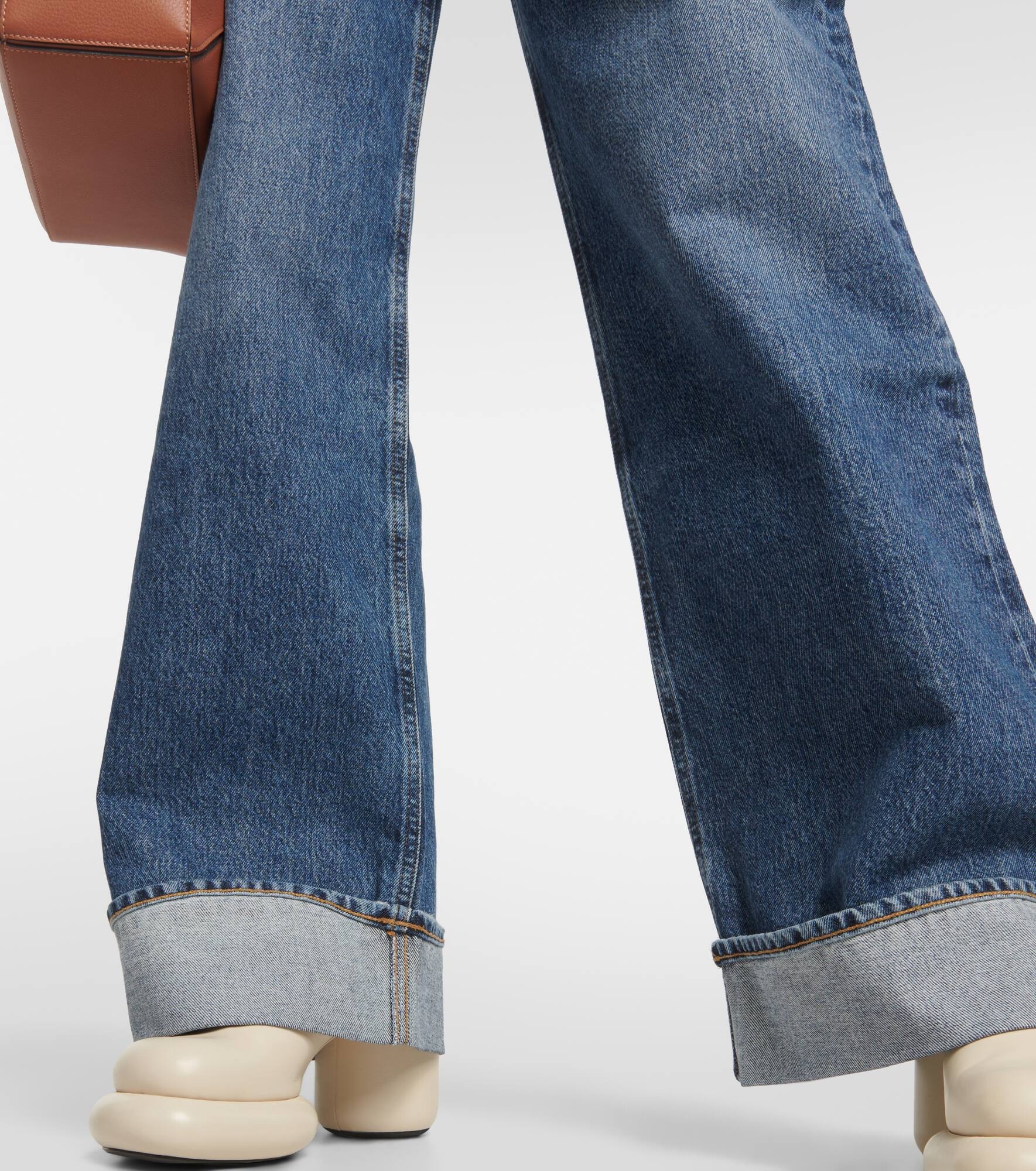 Dame high-rise wide-leg jeans - 5