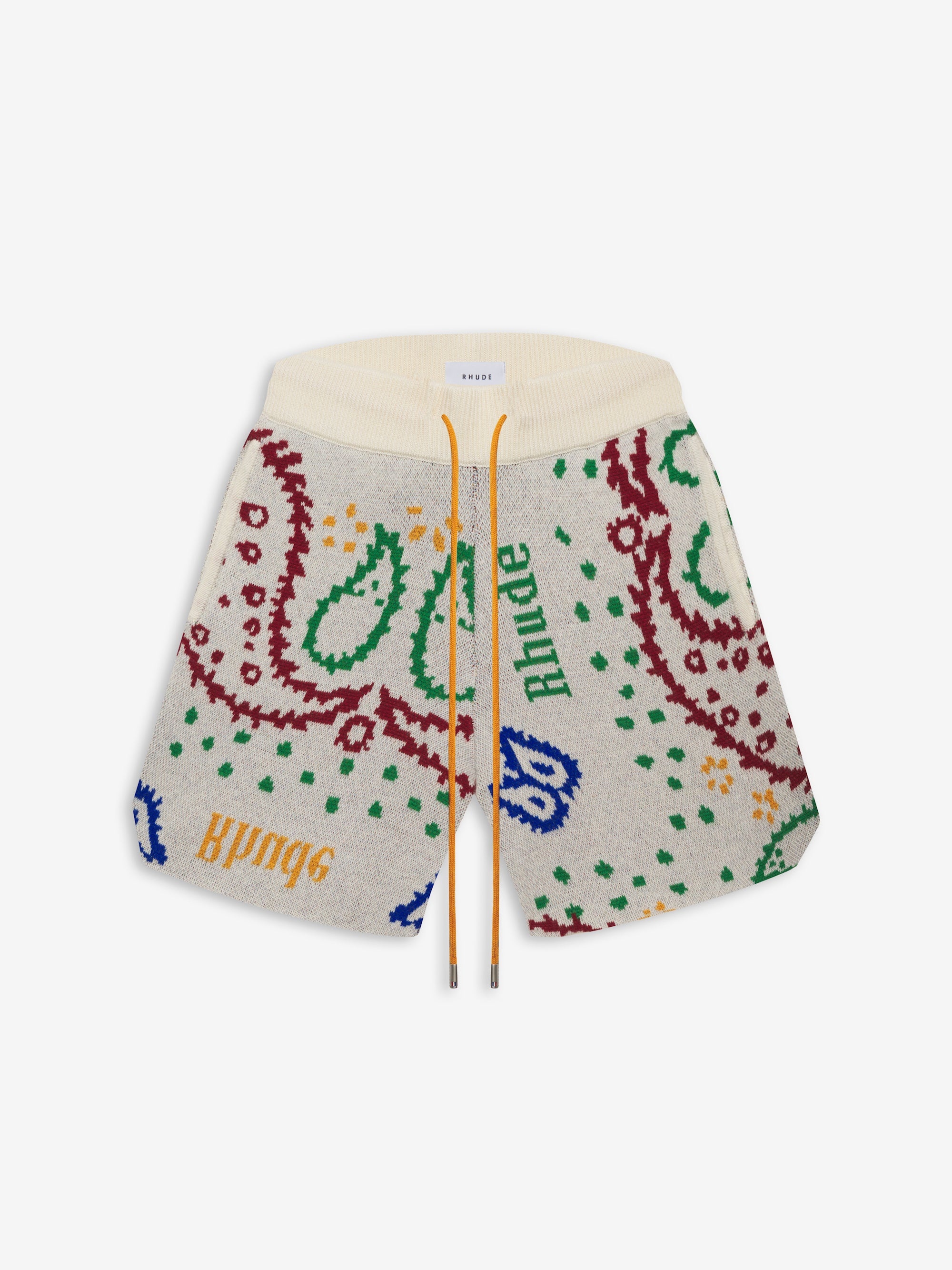 MULTI COLOR BANDANA SHORTS - 1