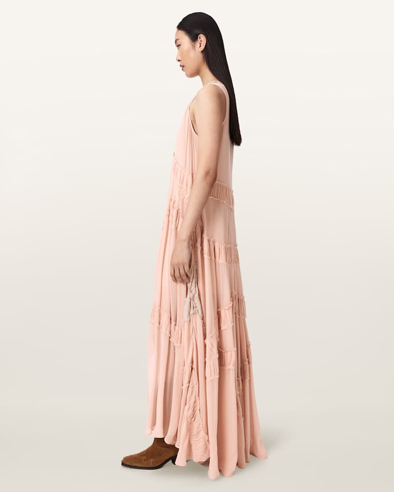 DORINA SLEEVELESS RUCHED MAXI DRESS 4