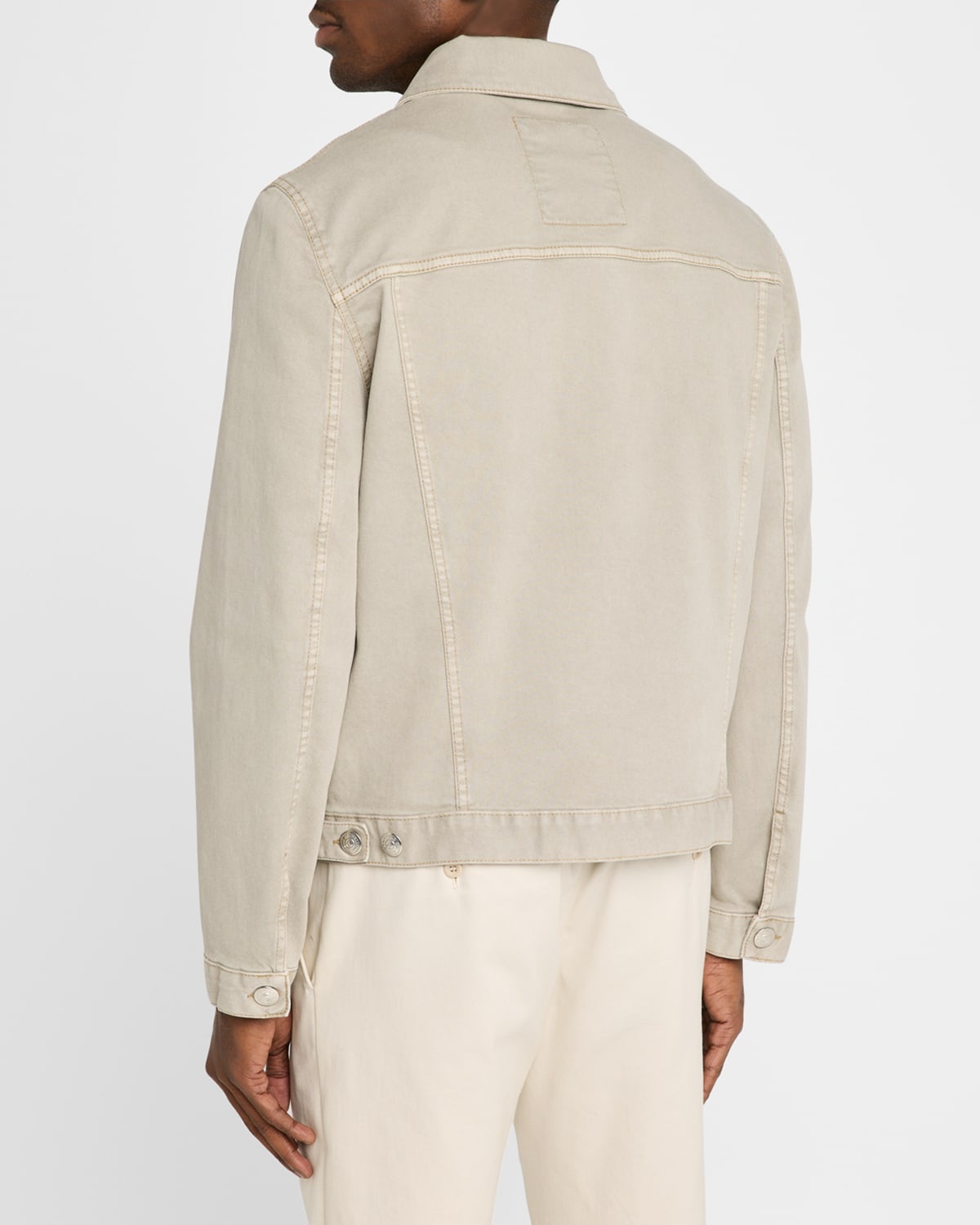 Brunello Cucinelli Men's Dyed Denim Trucker Jacket