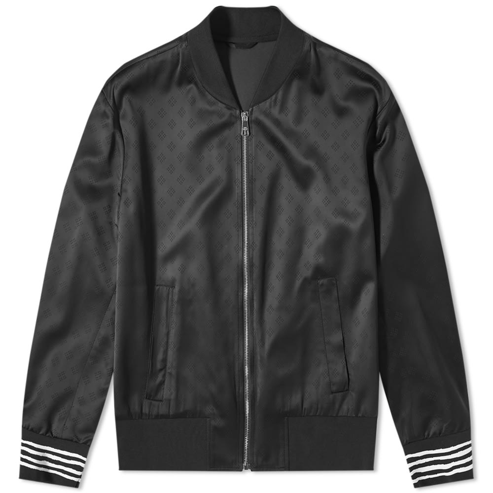 Neil Barrett Hand Drawn Stripe Bomber Jacket - 1