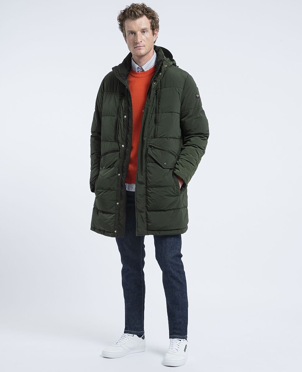 Save the Sea Garment dyed ECONYL® nylon stretch Parka - 3
