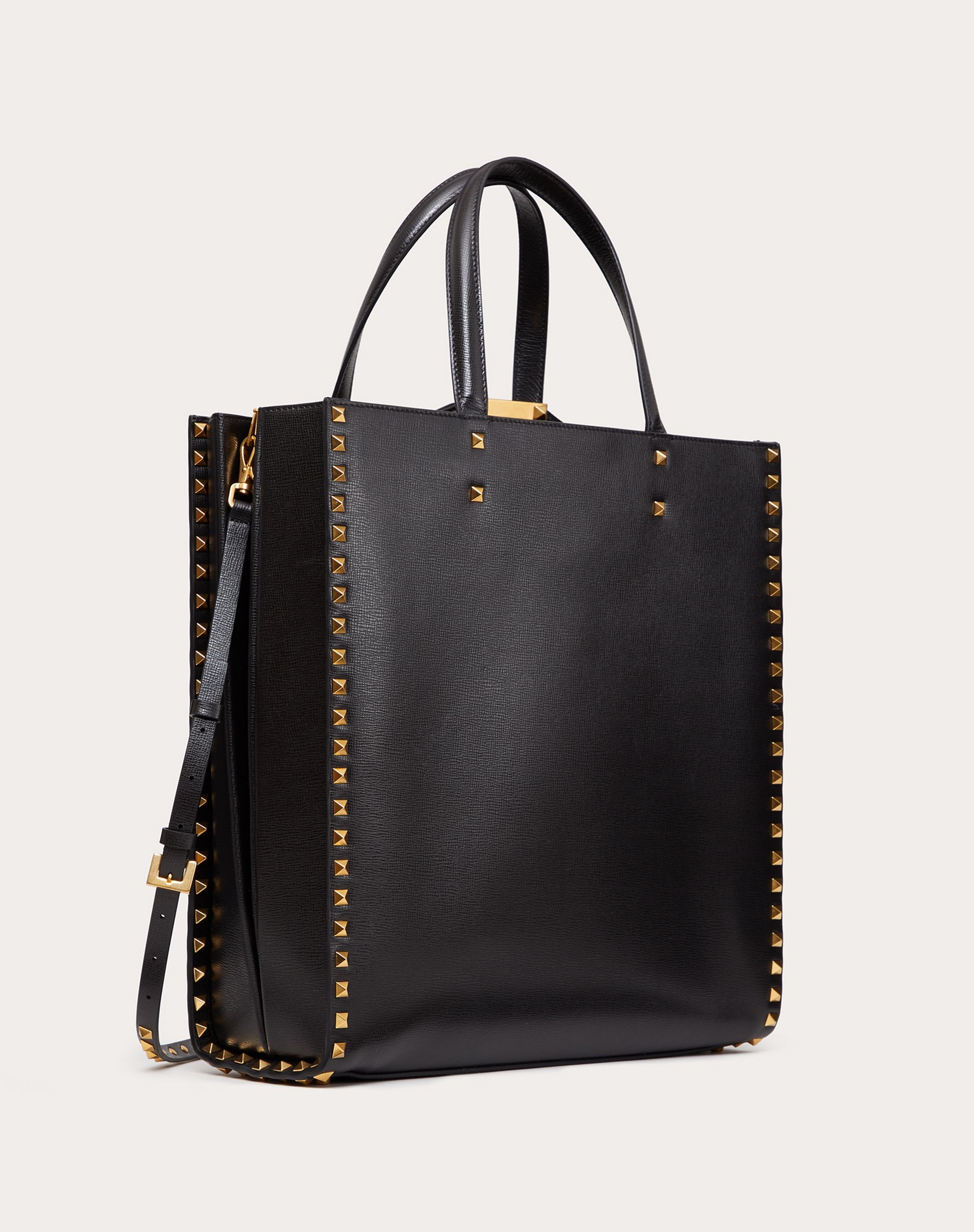 Rockstud Alcove Grainy Calfskin Tote Bag - 2