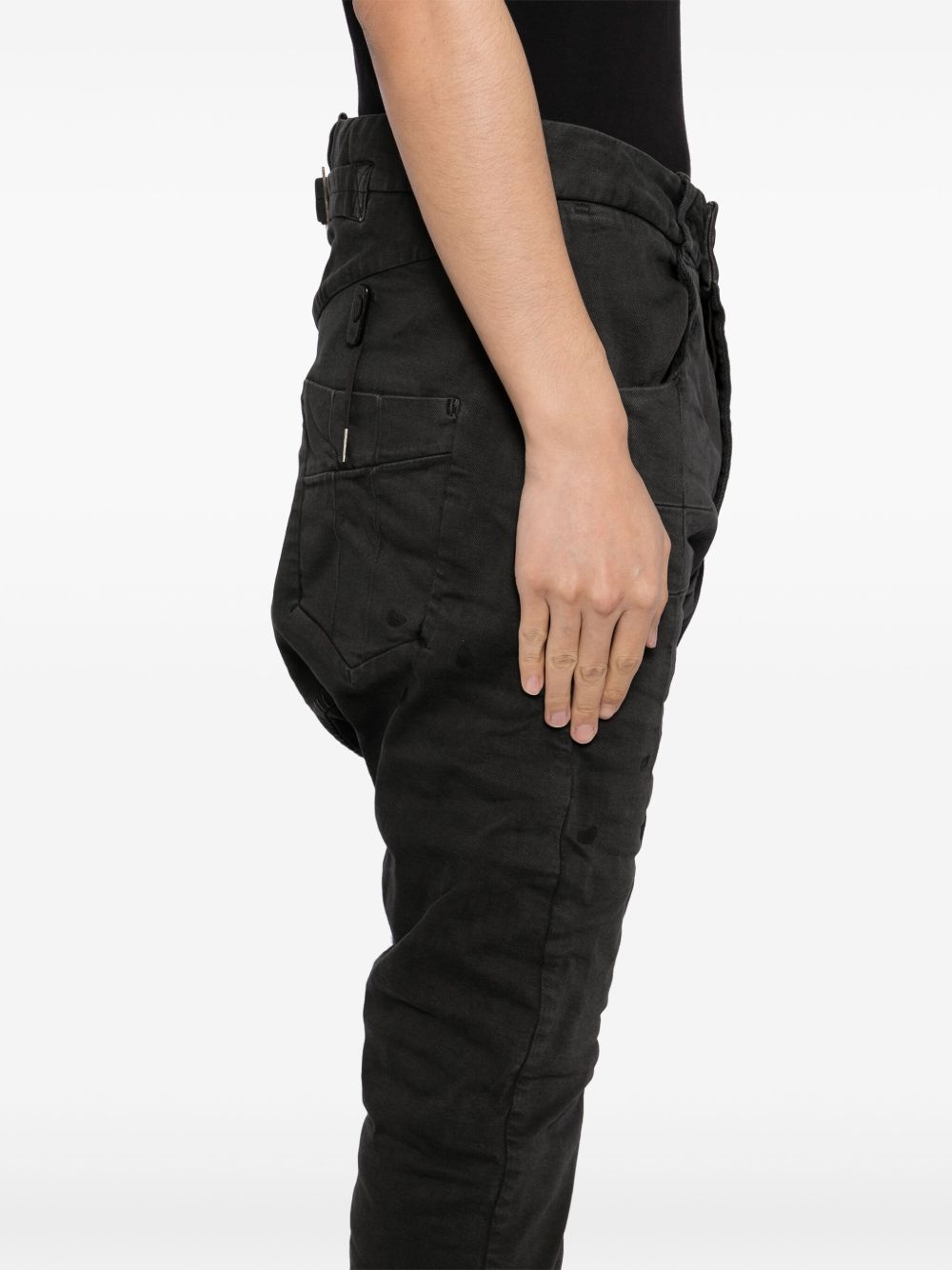 drop-crotch trousers - 5