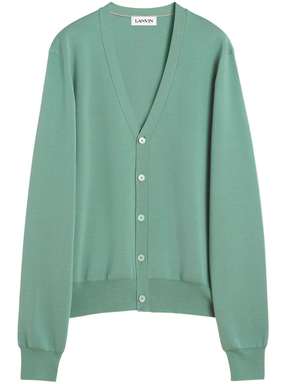 merino-wool cardigan - 1
