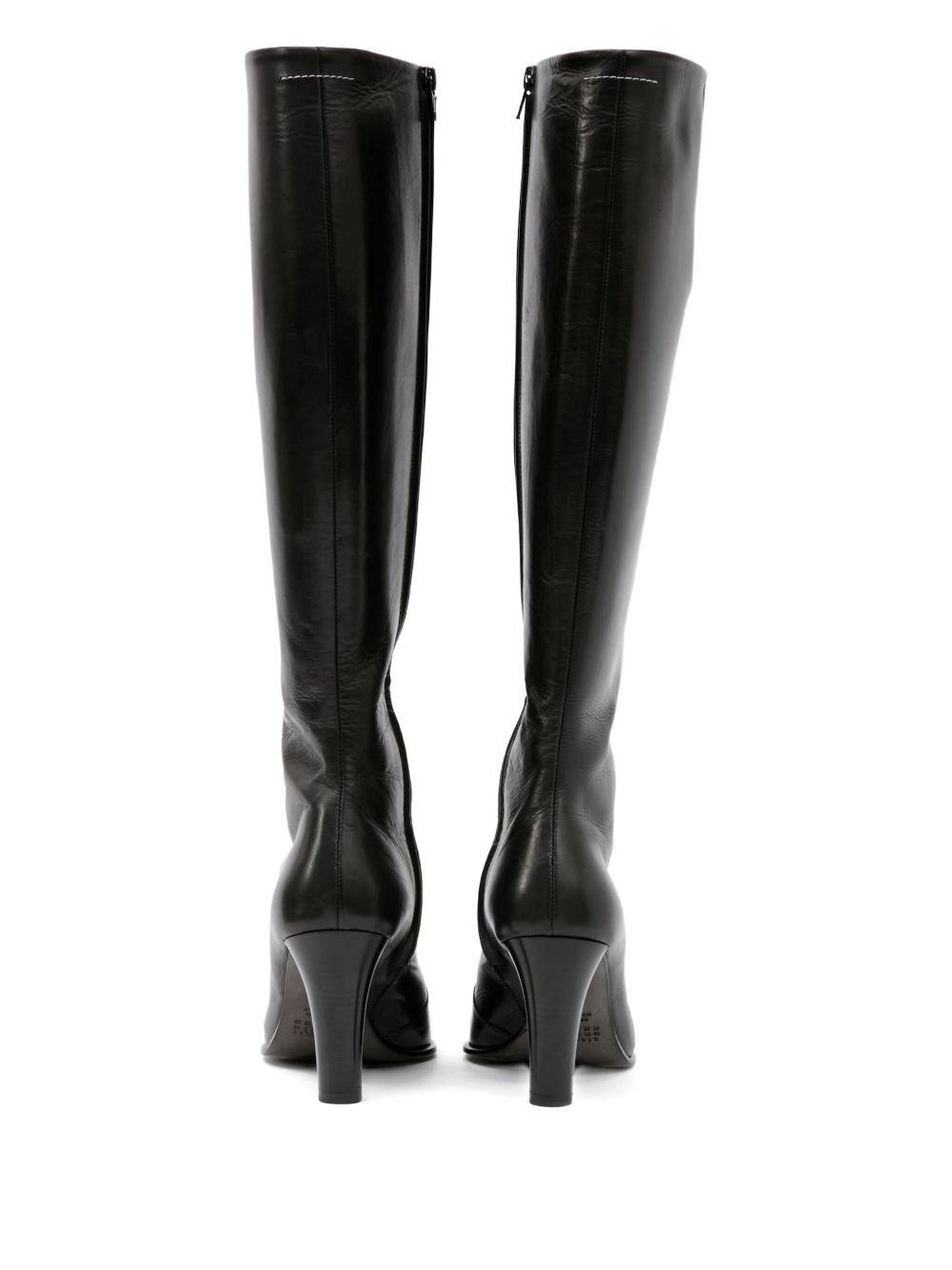 leather knee-high boots - 2
