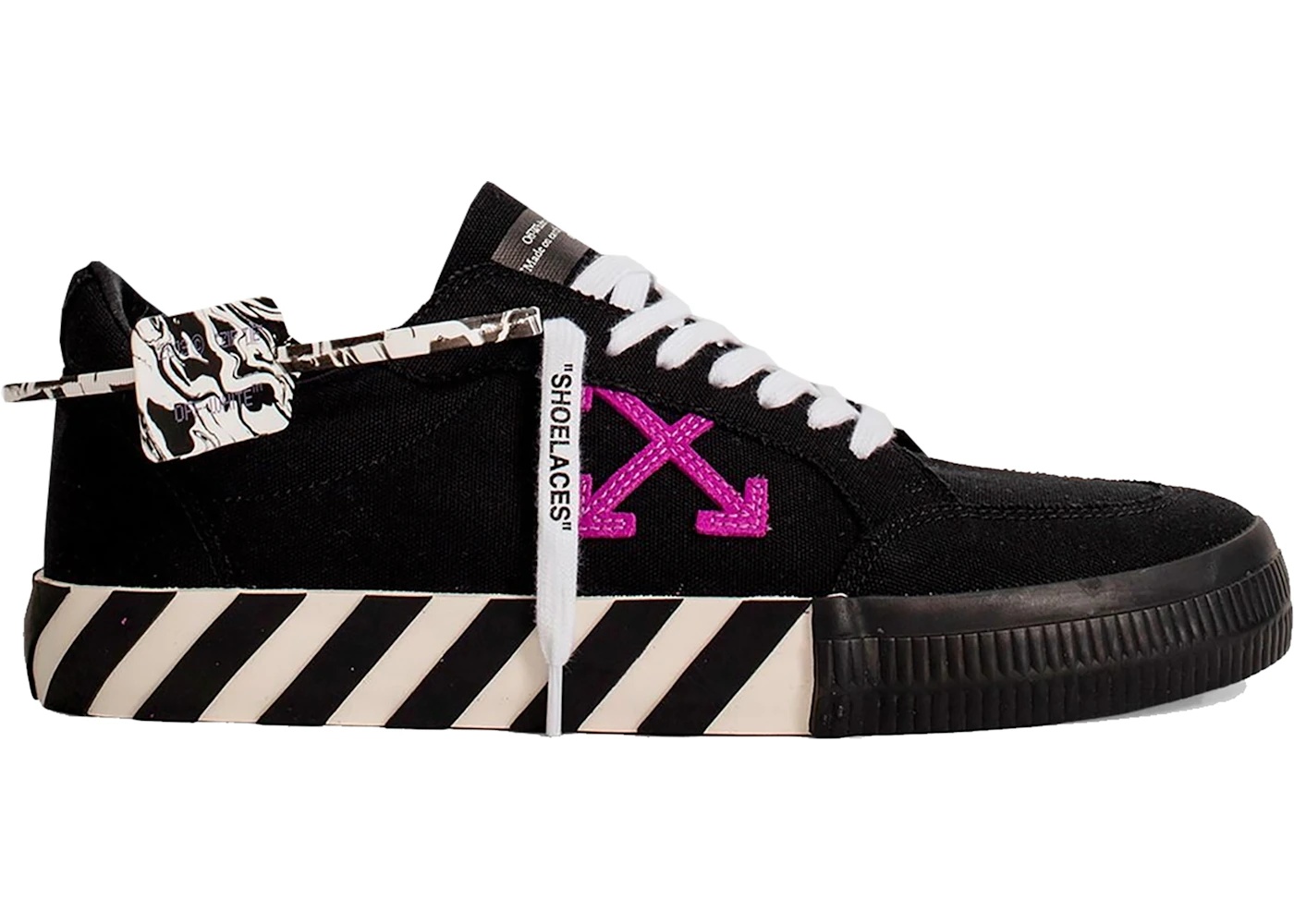 OFF-WHITE Vulc Low Black Purple - 1