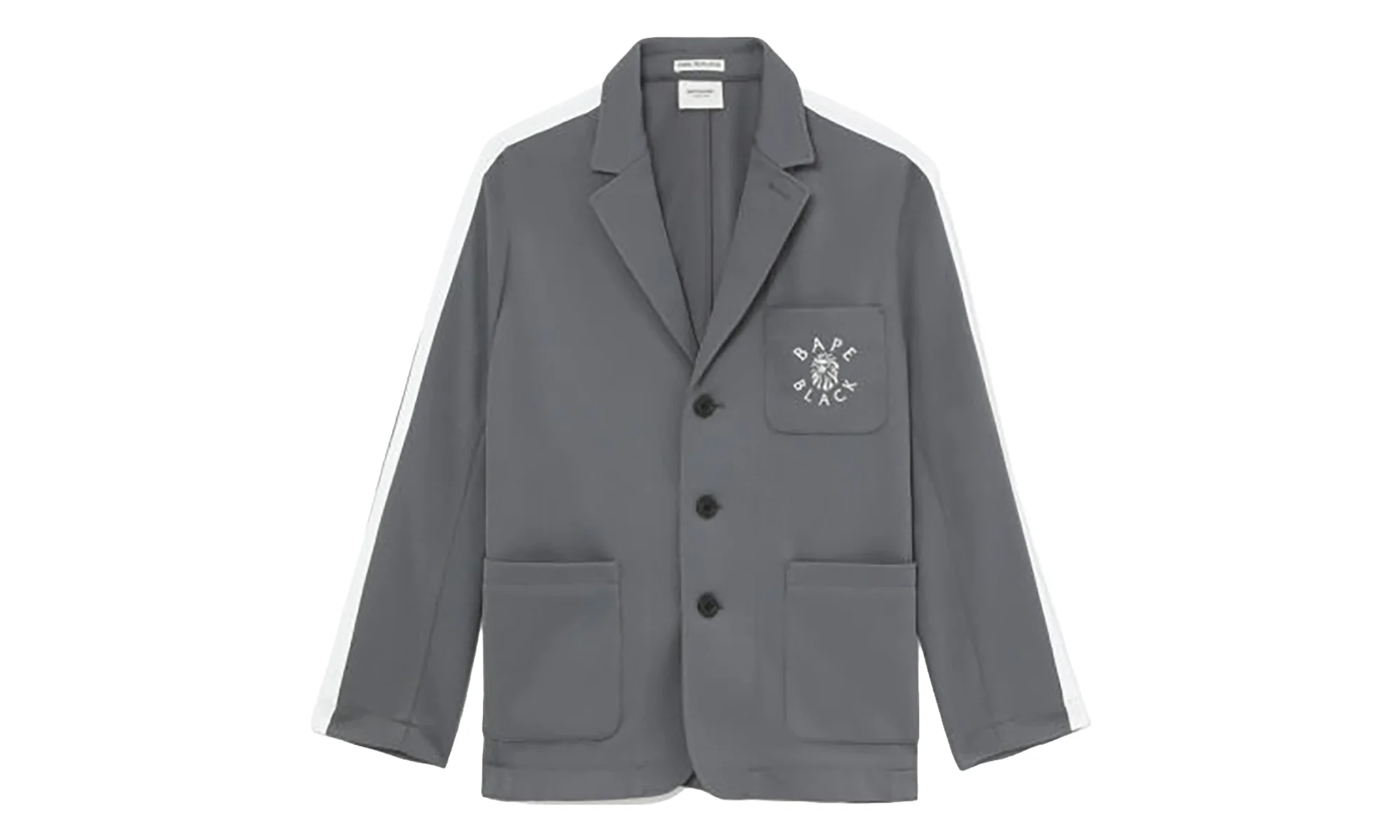 Black Japan Sport Blazer Jacket "Grey" BAPE041 - 1