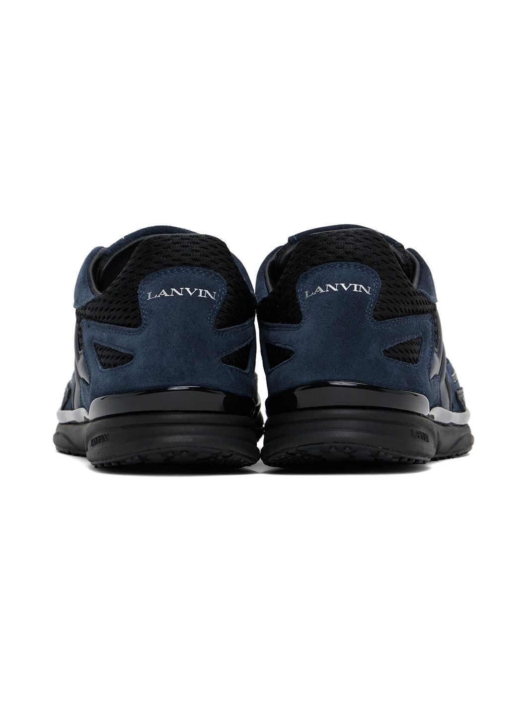 Black & Navy Meteor Sneakers - 2