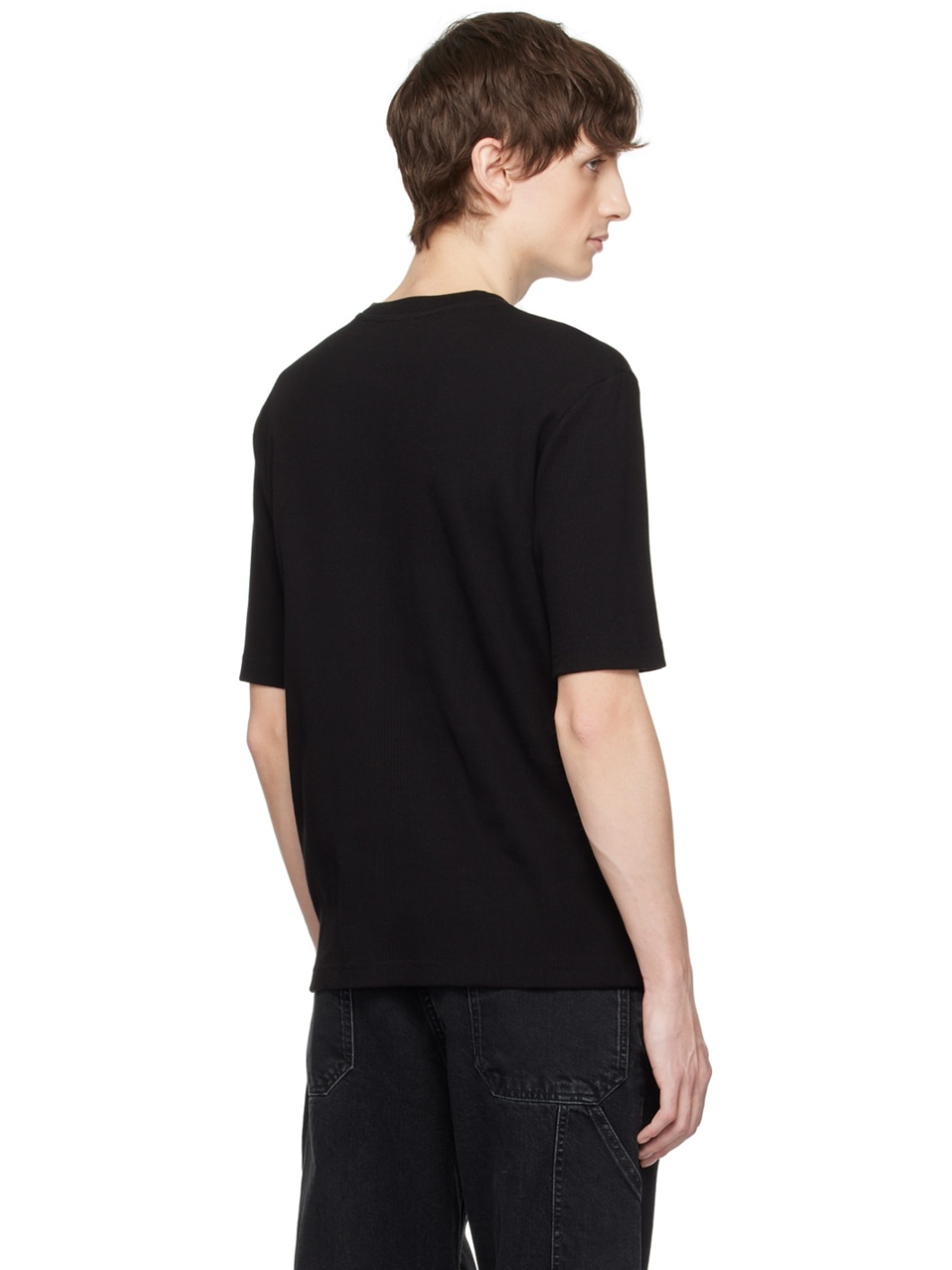 Black Rib T-Shirt - 3