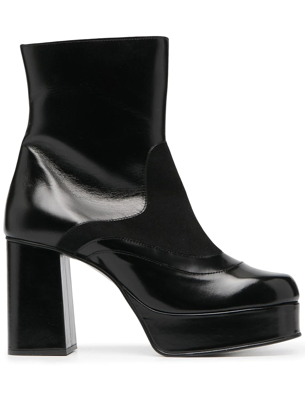 platform-sole ankle boots - 1