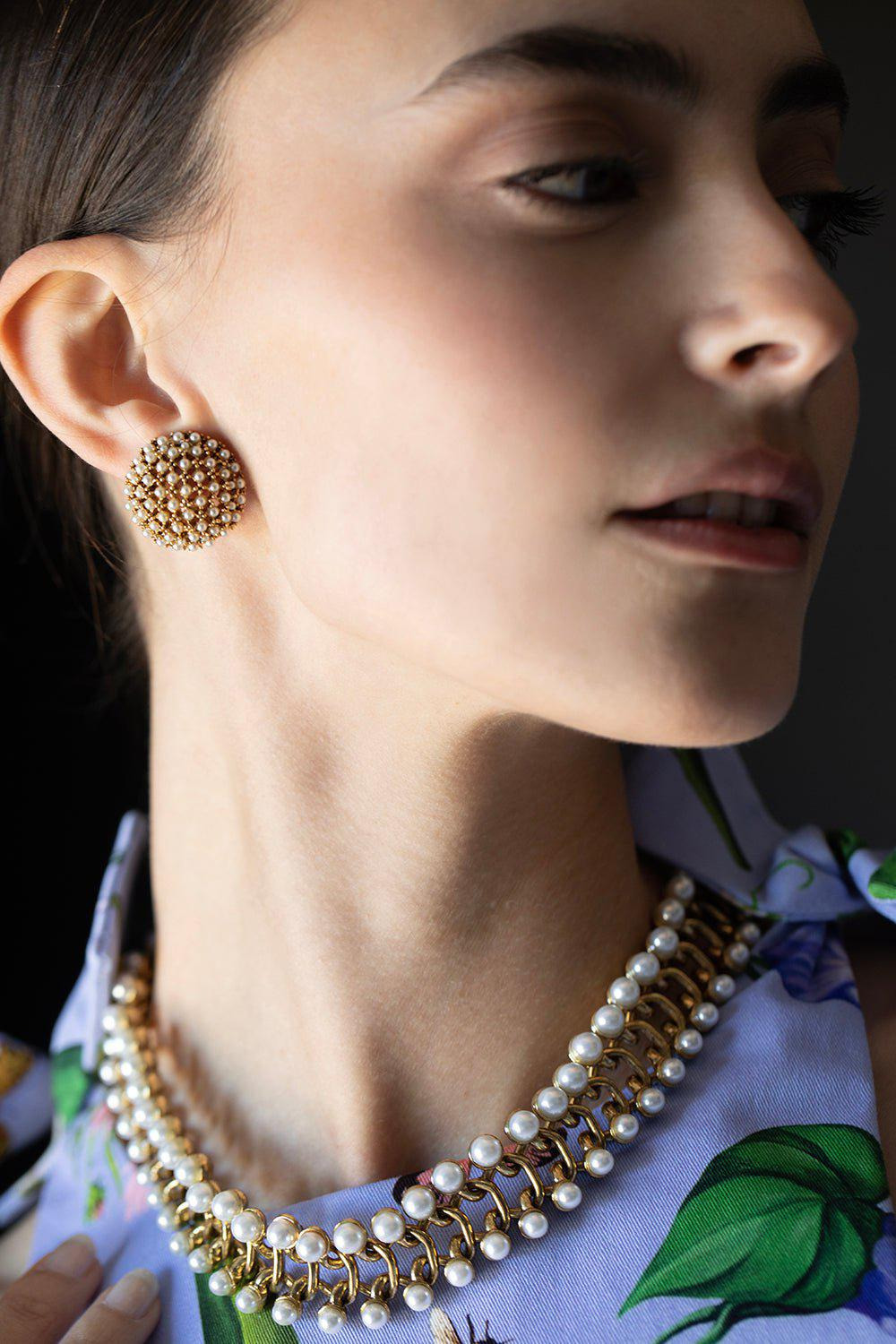 Pearl Small Link Necklace - 4