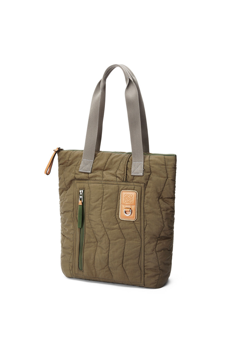 Loewe Shopper in upcycled quilted textile outlook