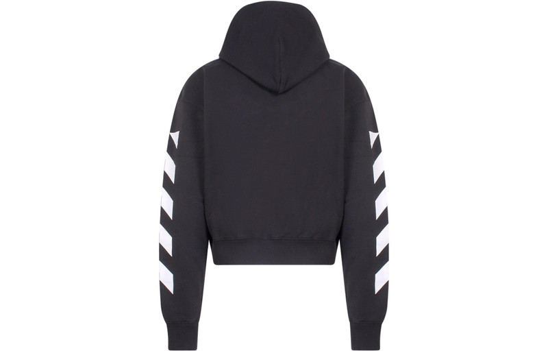 Off-White Off-White SS22 sleeve White Stripe Pullover Ordinary Version Black OMBB037C99FLE0011001 outlook