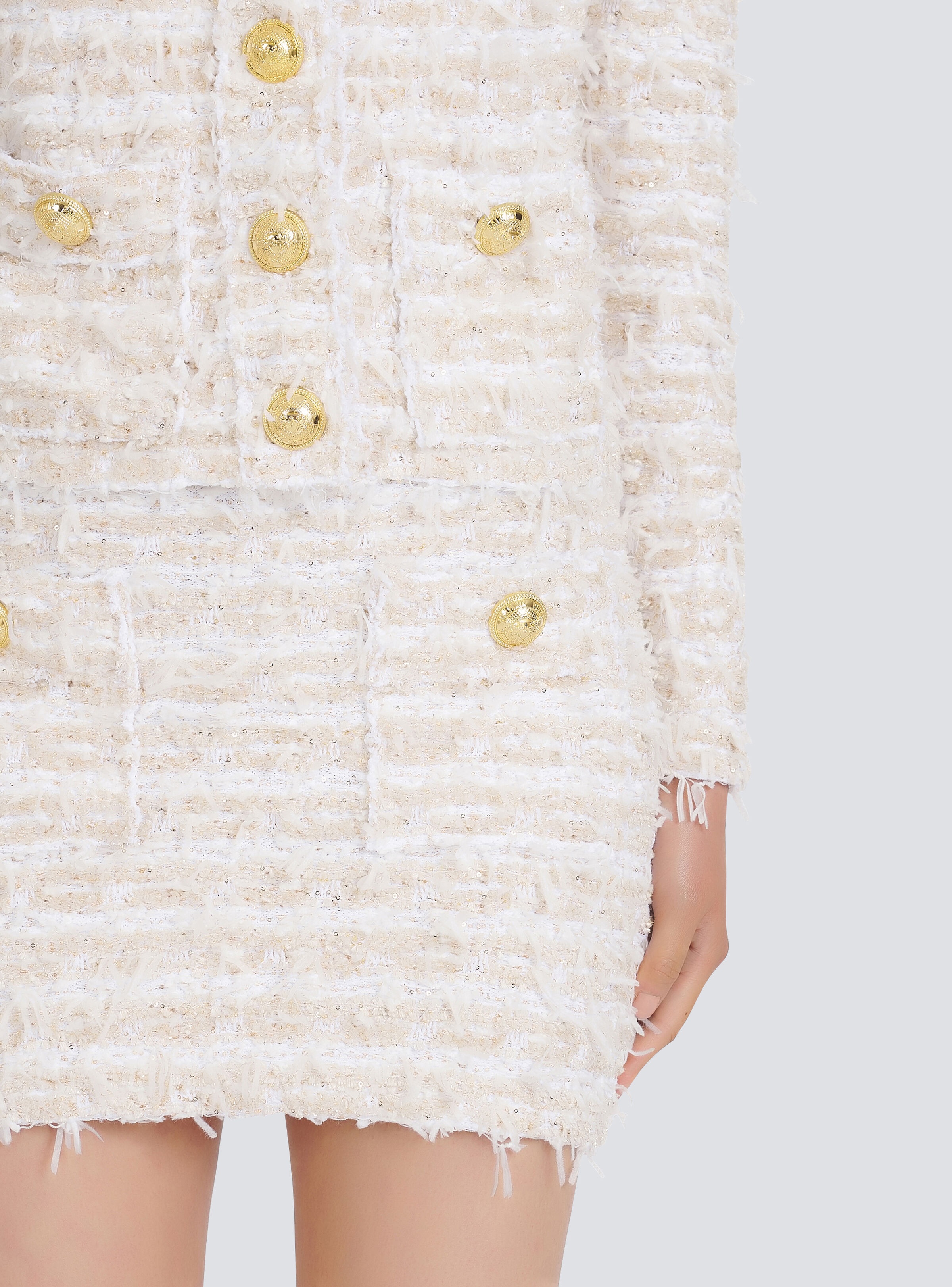 White tweed jacket - 9