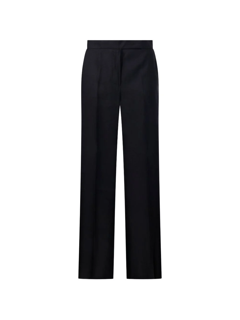 pressed-crease wide-leg trousers - 1