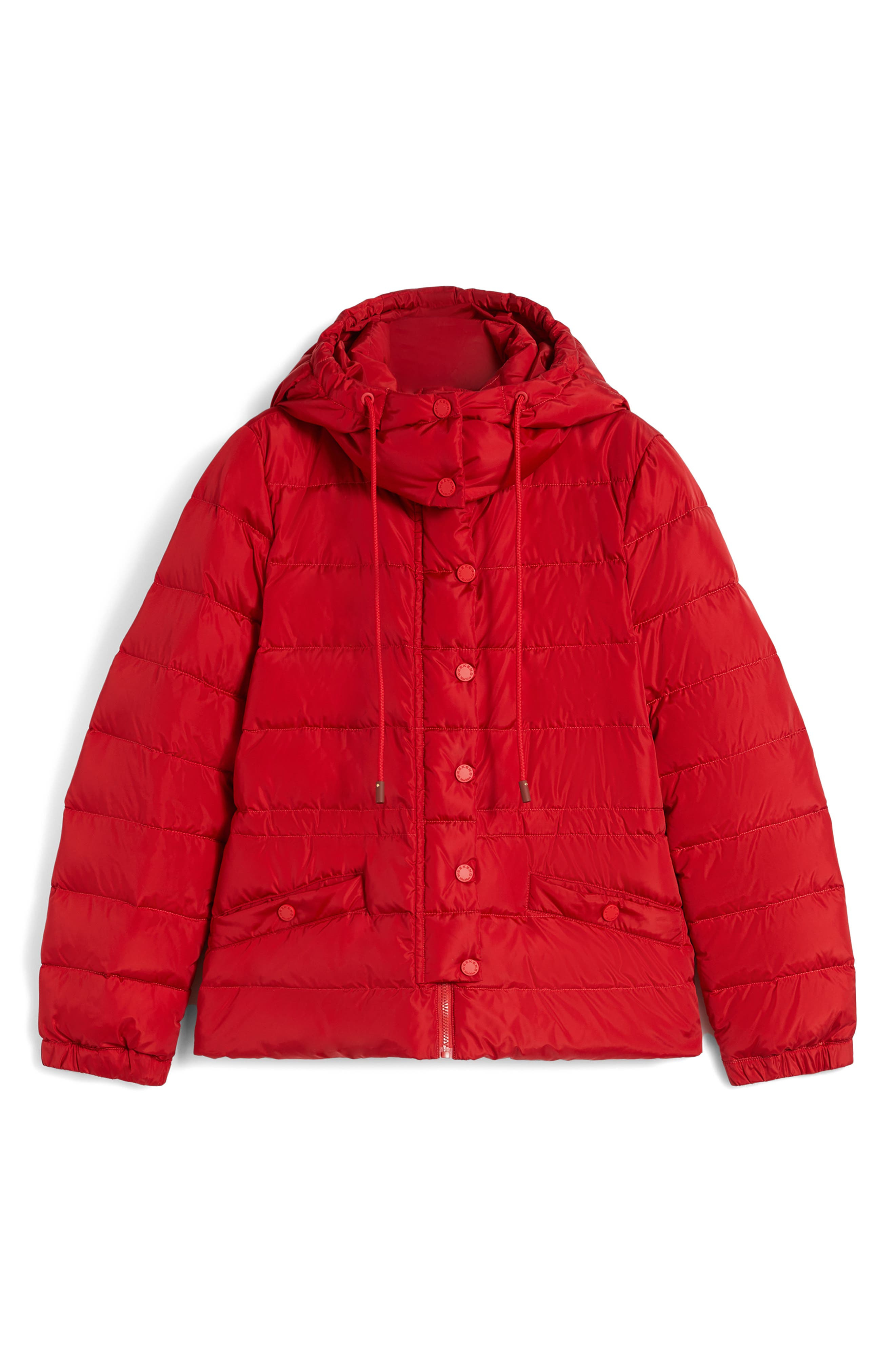 Weekend Max Mara Sax Quilted Down Water Repellent Short Jacket in Red at Nordstrom - 3