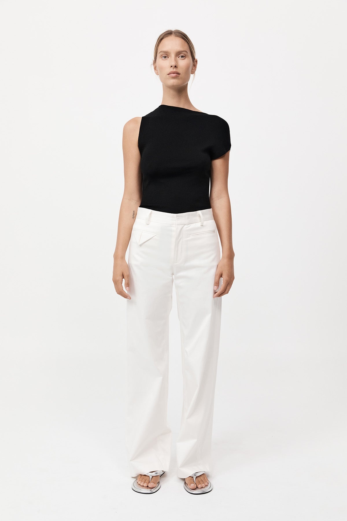 Origami Pocket Trousers - Off White - 2