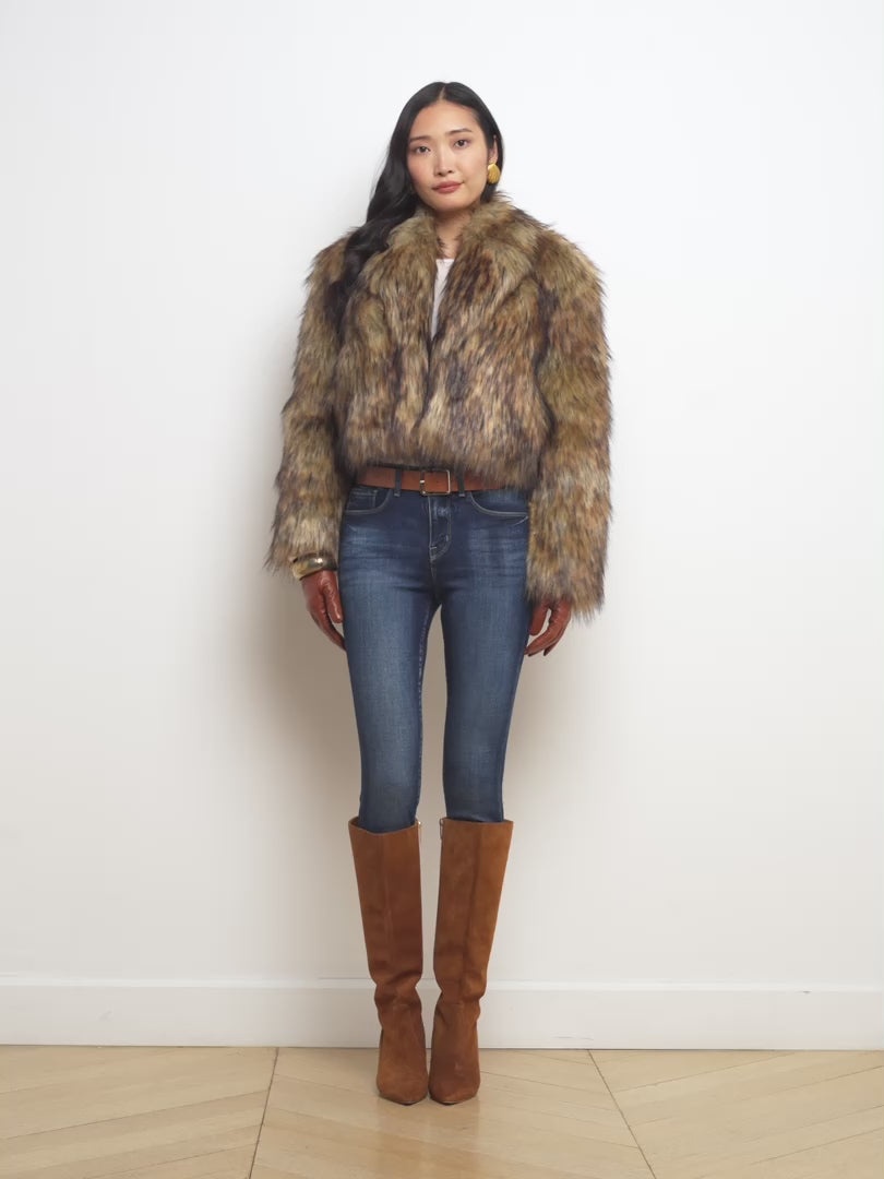 Aura Faux Fur Coat - 8