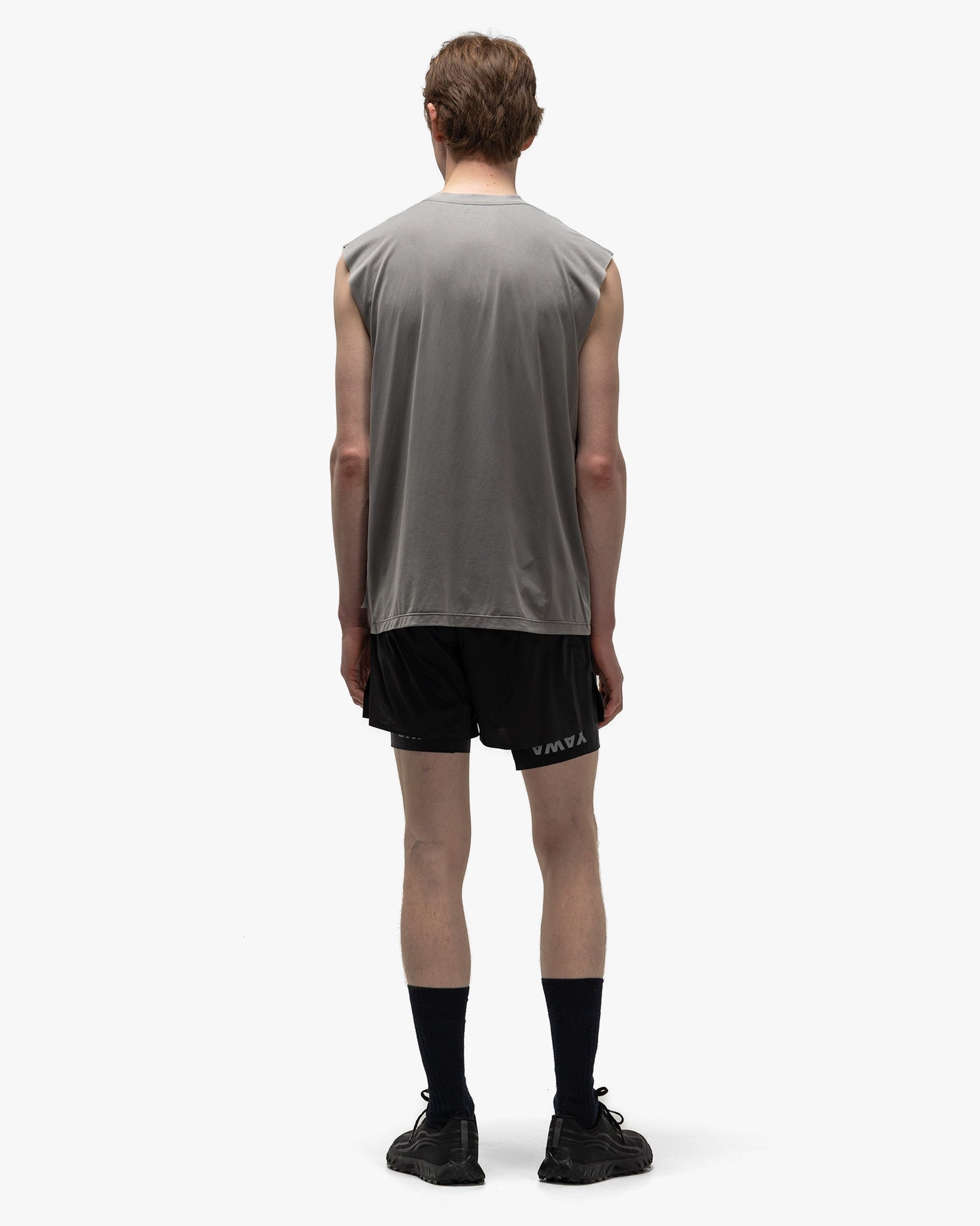 AuraLite Muscle Tee Mineral Graphite - 3