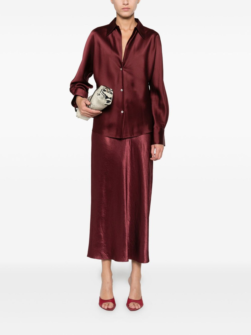 Vince satin shirt outlook