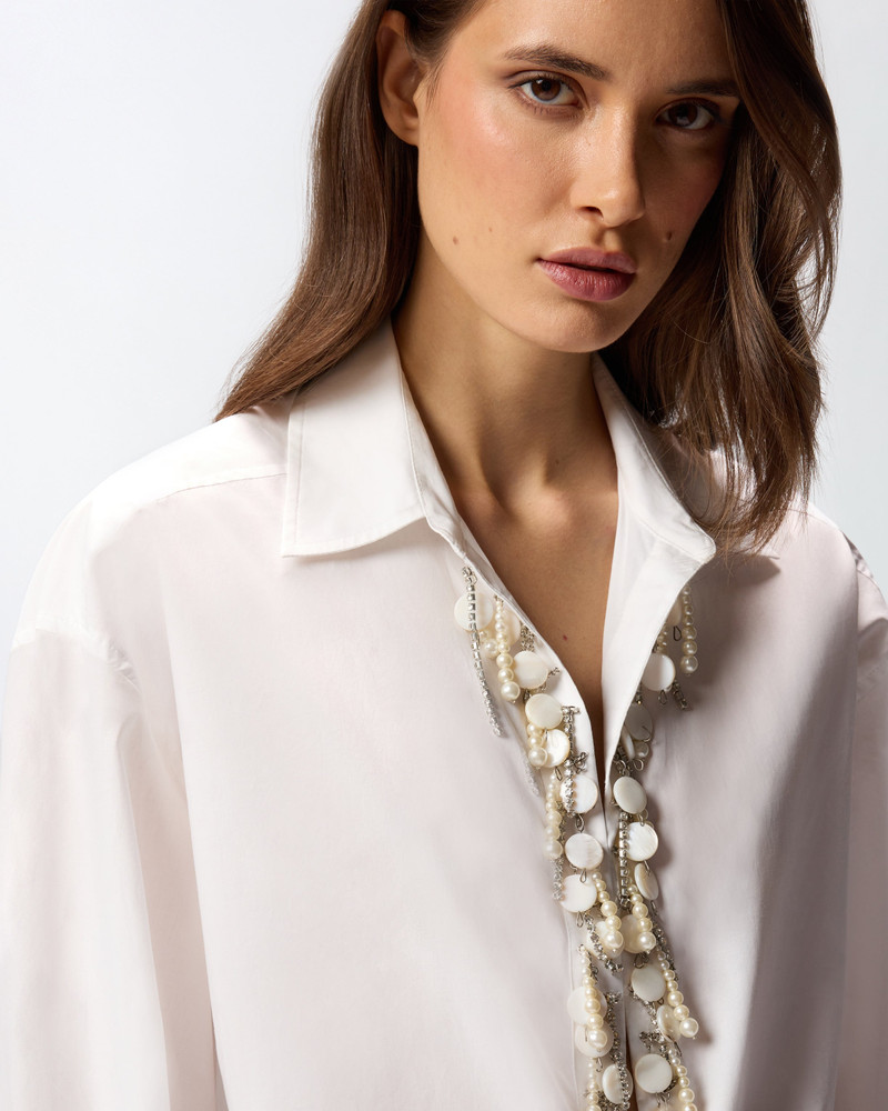 SHIRT WITH BEJEWELLED APPLIQUÉS 6