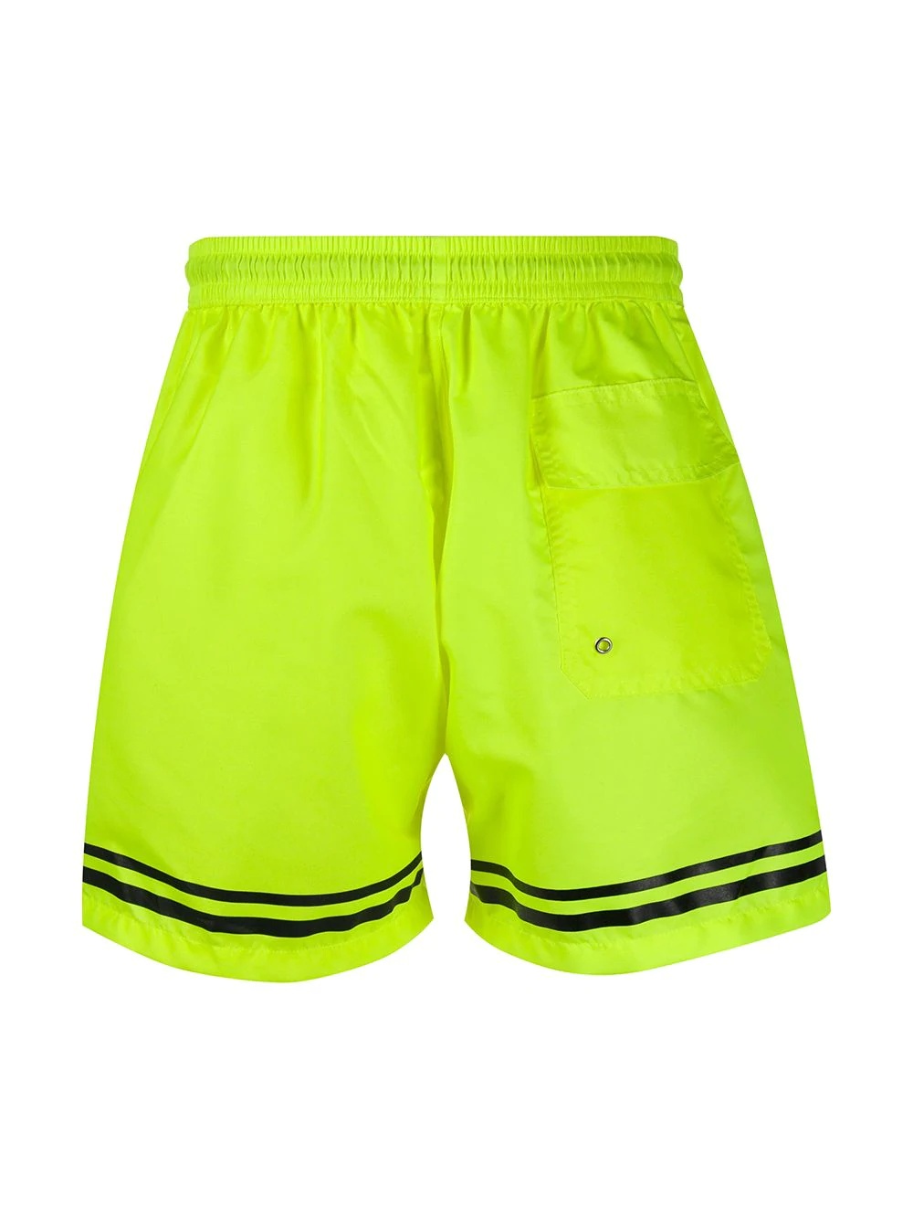 stripe detail logo swimming shorts - 2