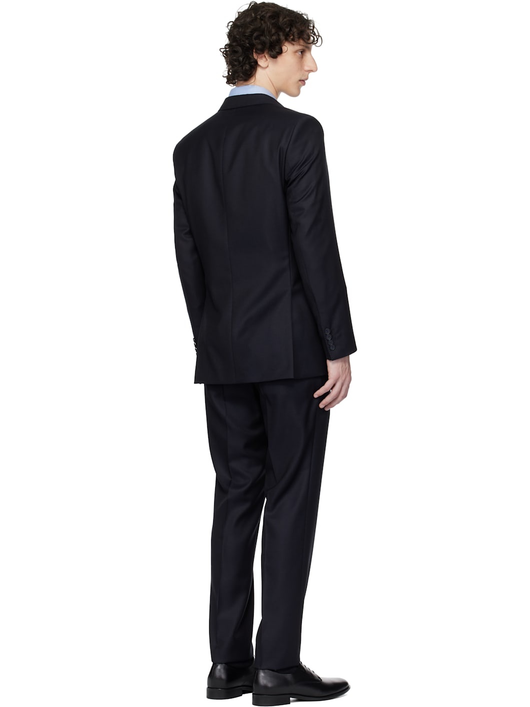 Navy BECKHAM Edition Slim-Fit Suit - 3