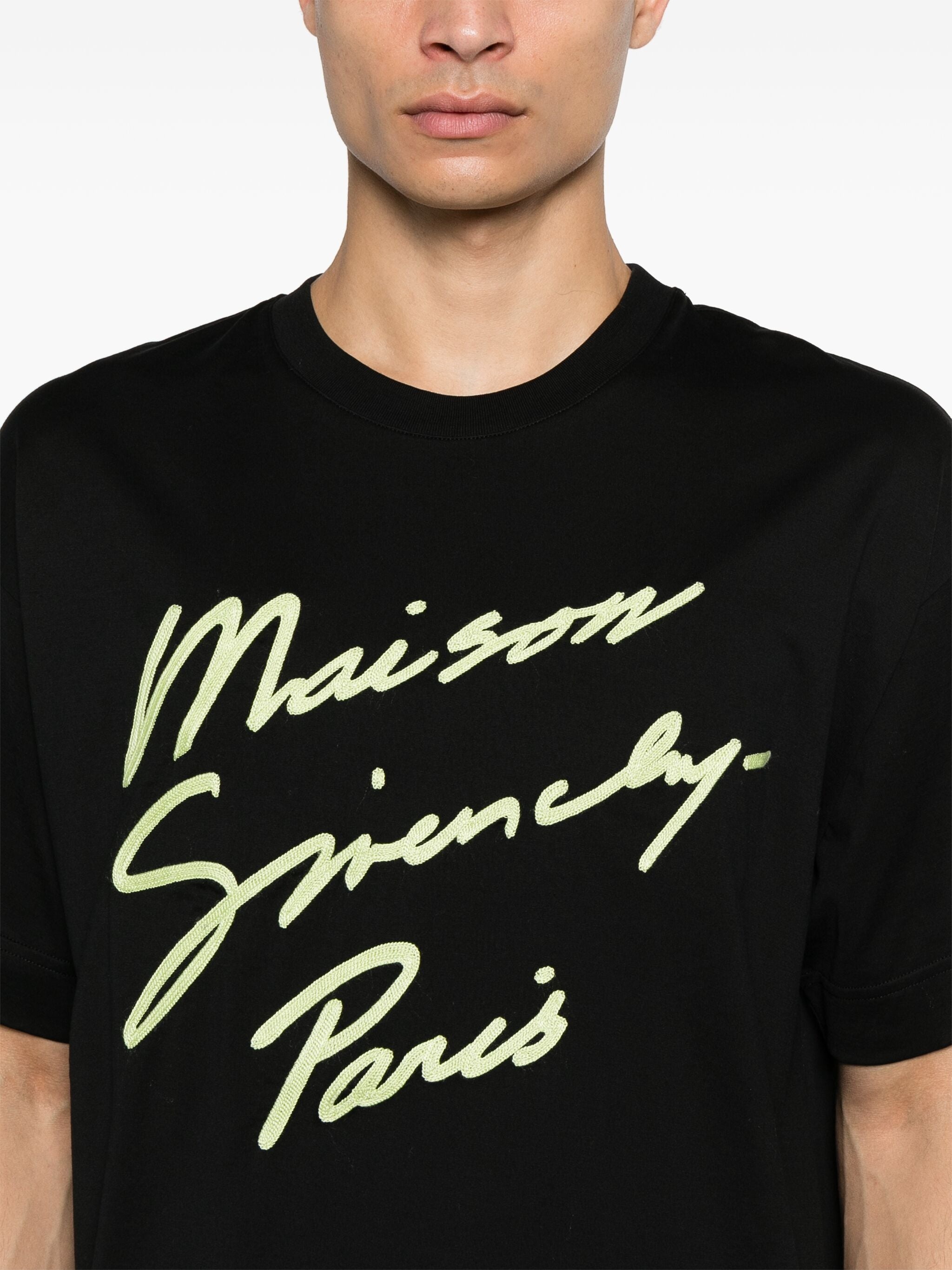 Logo-embroidered T-shirt - 4