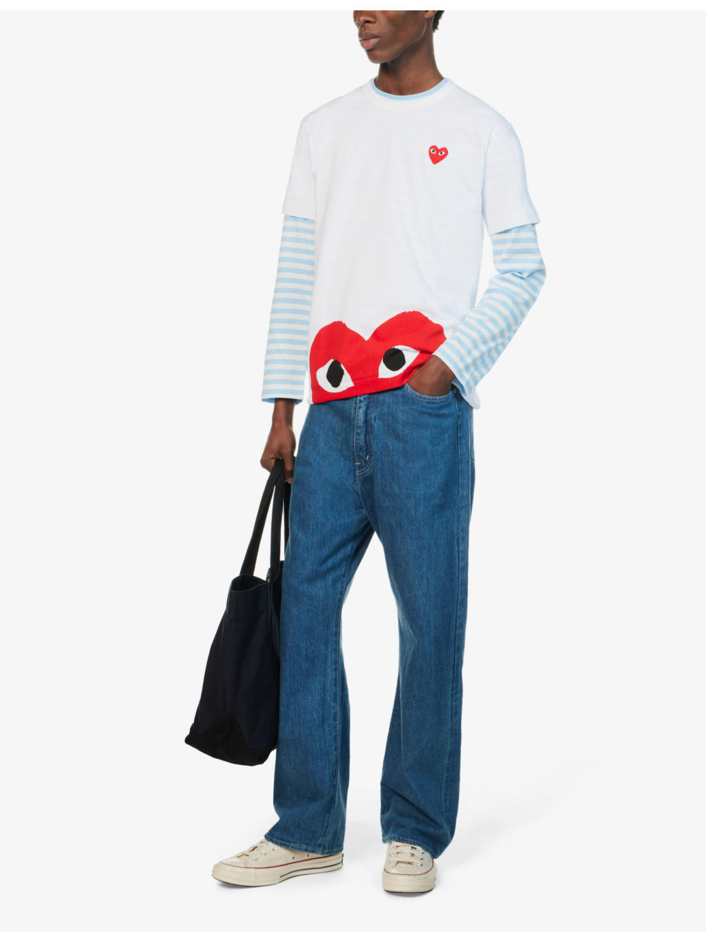 Half-heart logo t-shirt - 3