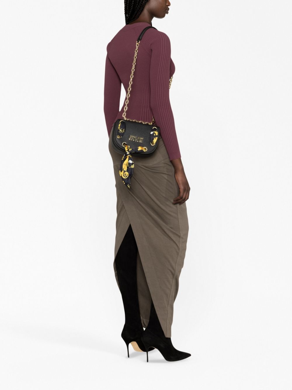 Thelma barocco-print scarf shoulder bag - 3