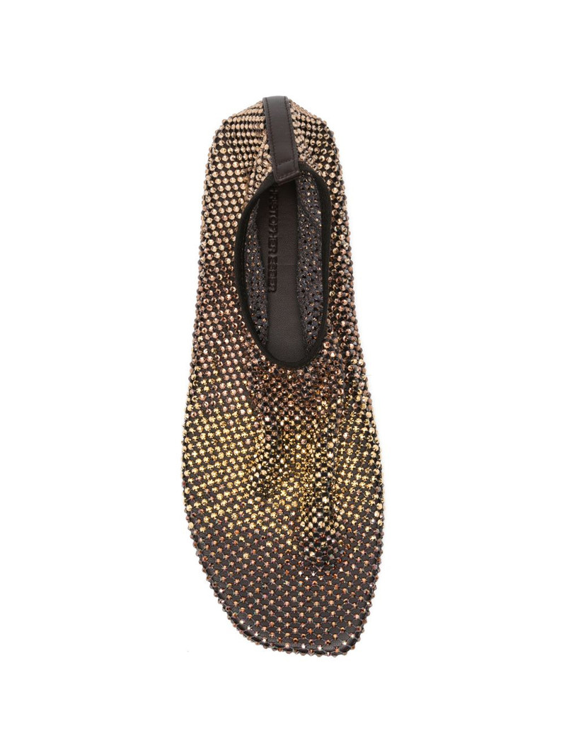 Minette ombré crystal ballet flats 4