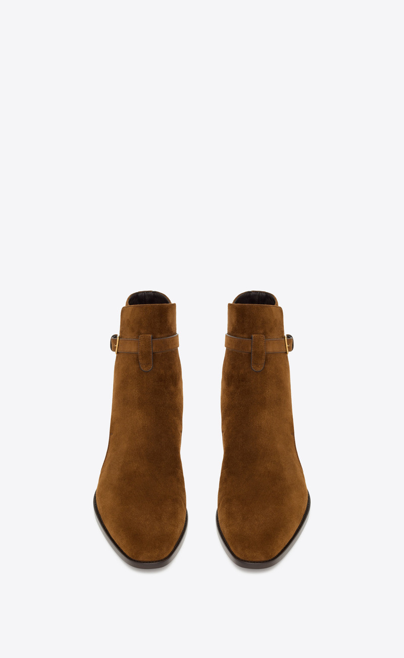 SAINT LAURENT wyatt jodphur in suede outlook