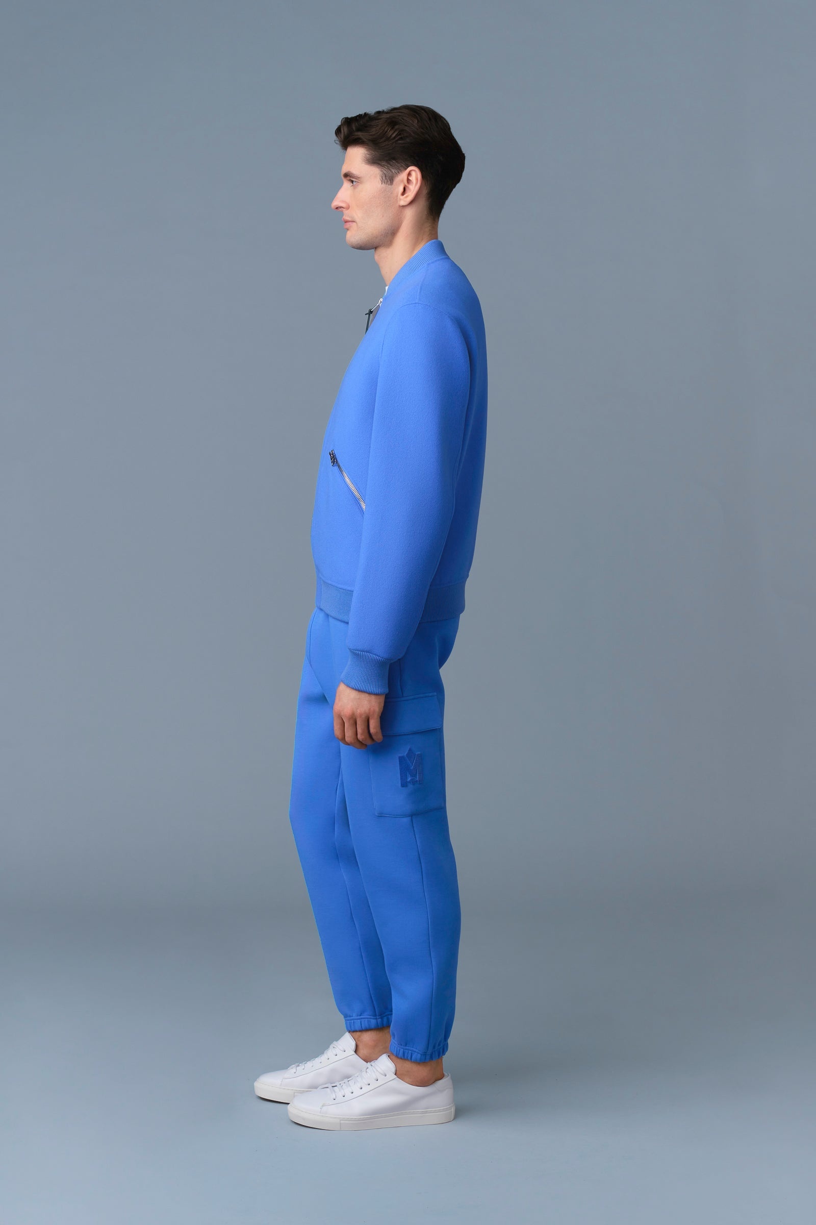 RAMONE-W Double-Face Wool Bomber Jacket - 4