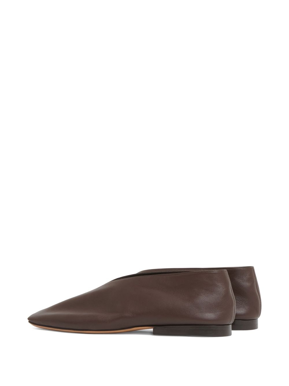 leather ballet flats - 3