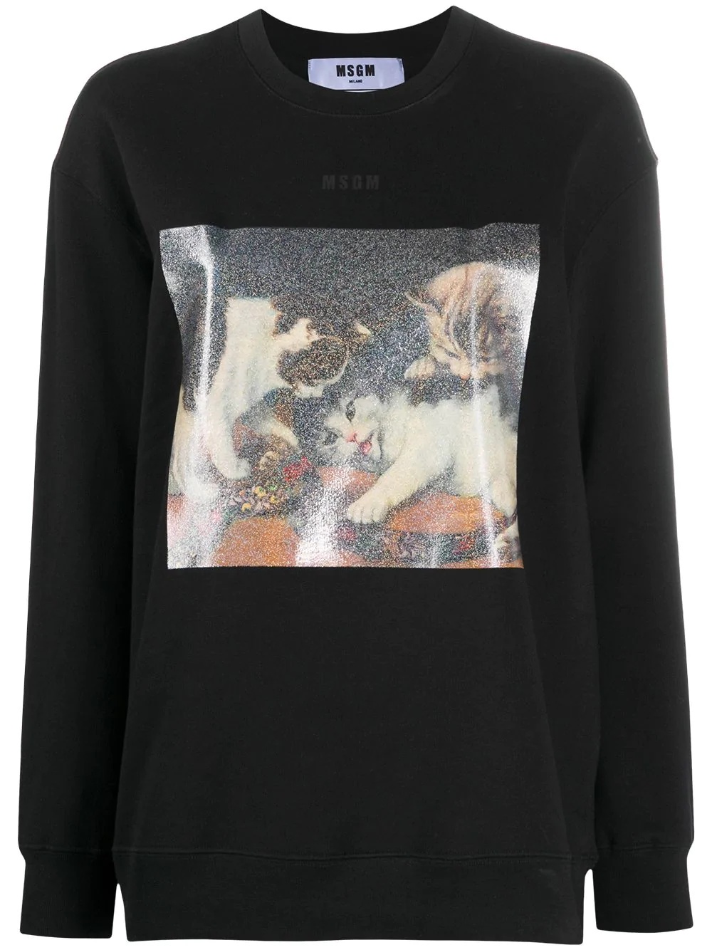 kittens graphic sweatshirt - 1