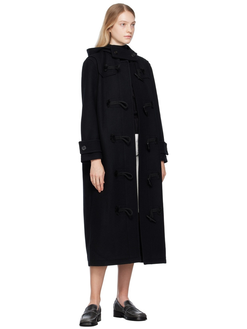 We11done Black Toggle Coat outlook