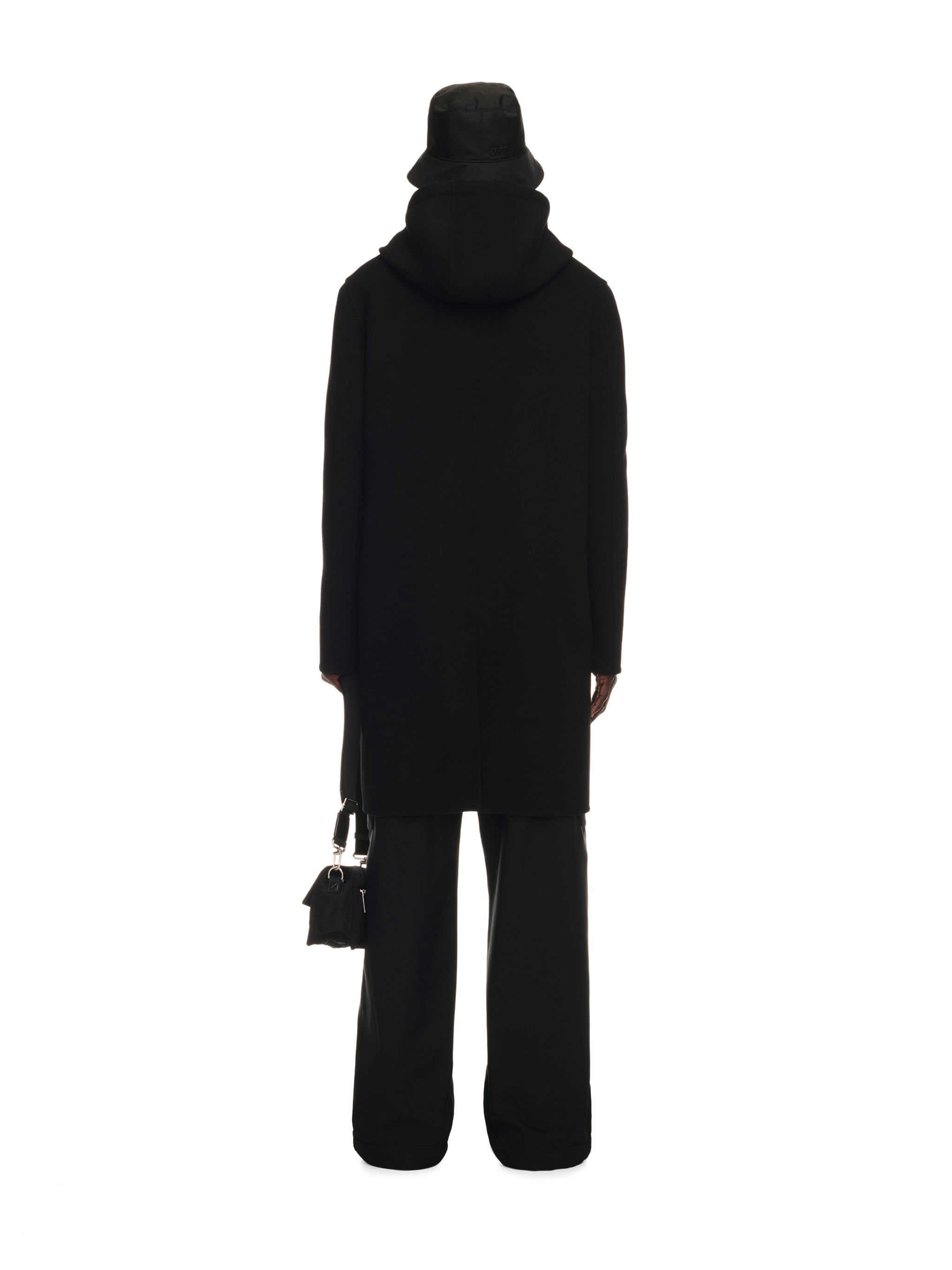 Ow Emb Dbl Wo Hood Slim Coat - 4