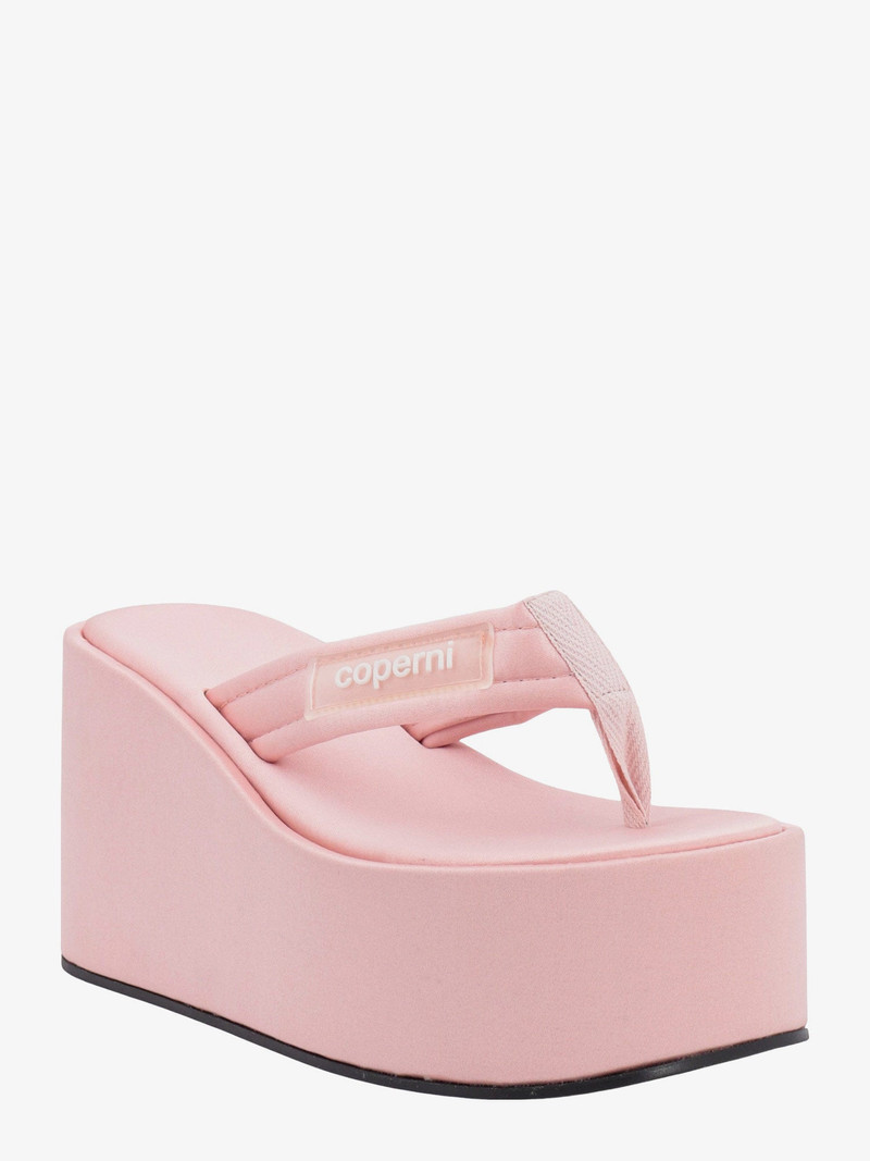 COPERNI Satin Sandals With Logo Patch On The Side outlook
