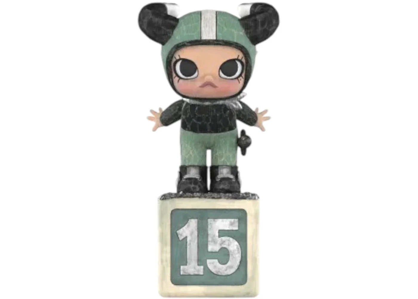 Pop Mart Molly Anniversary Statues Classical Retro 2 Series Tong Niu Fei Tian (Silver Ver.) Figure - 1