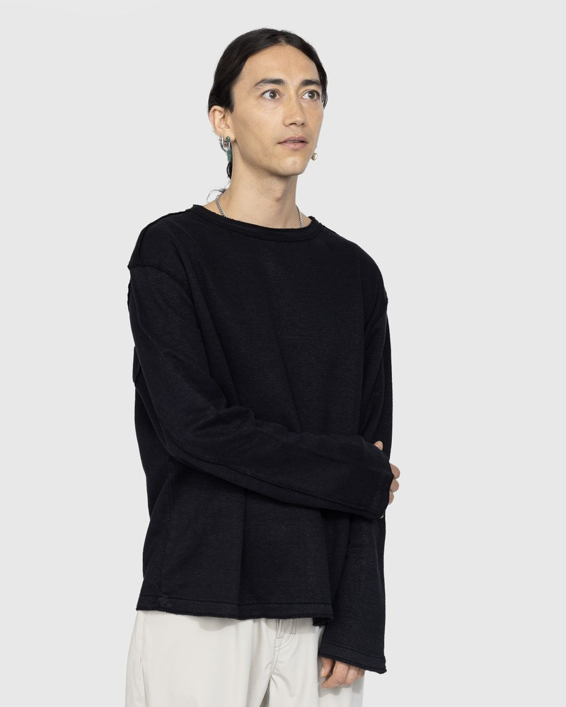 Our Legacy Our Legacy – Inverted Sweatshirt Black Hemp Loopback outlook