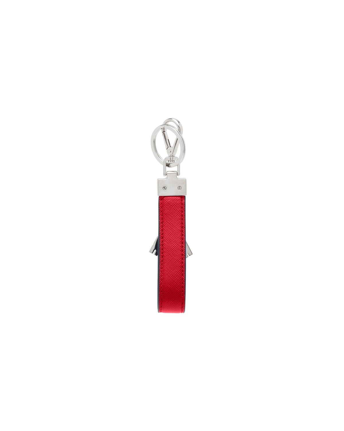 Saffiano Leather Keychain - 3