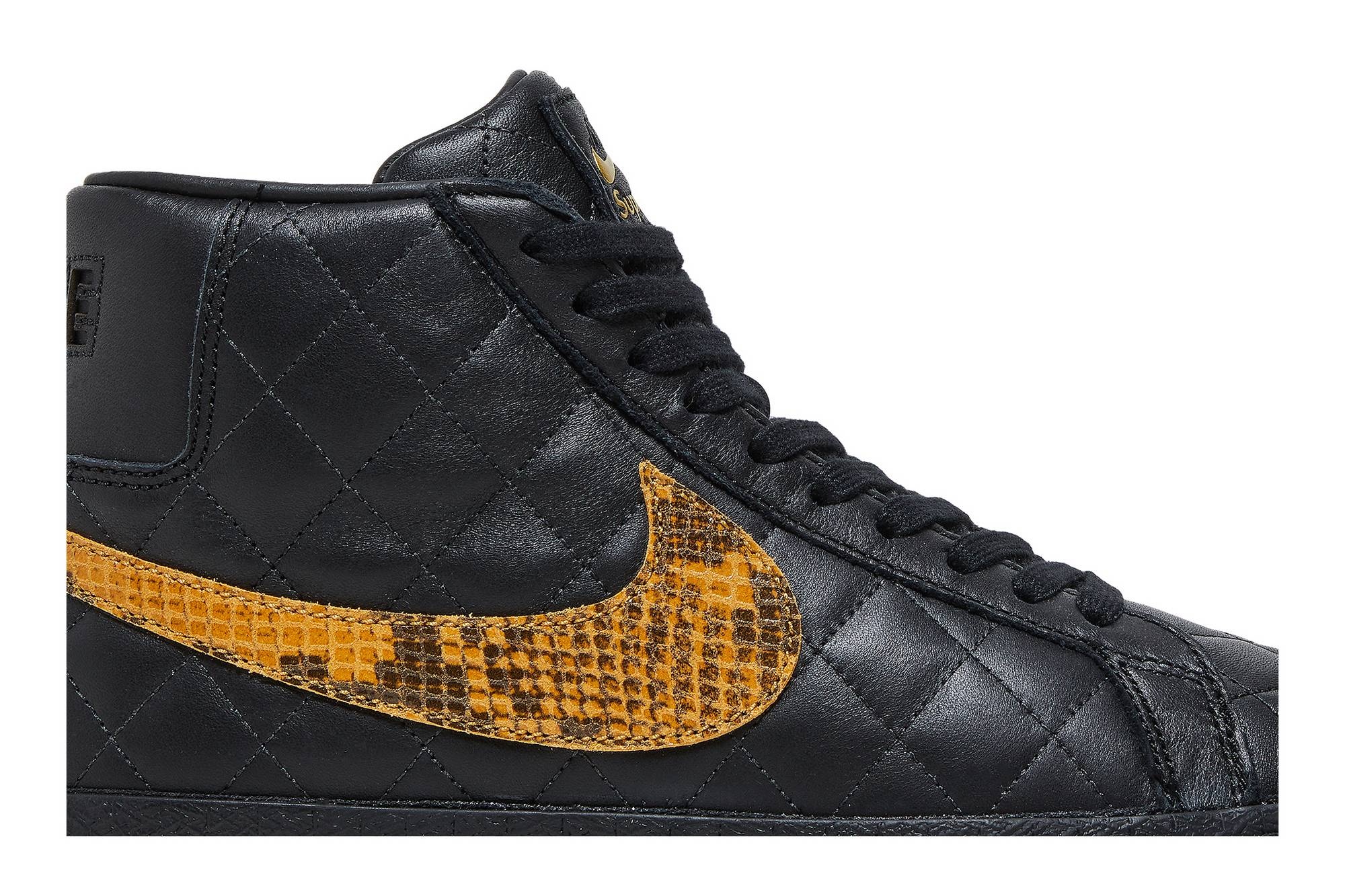 Supreme x Zoom Blazer Mid QS SB 'Black Snakeskin' - 2