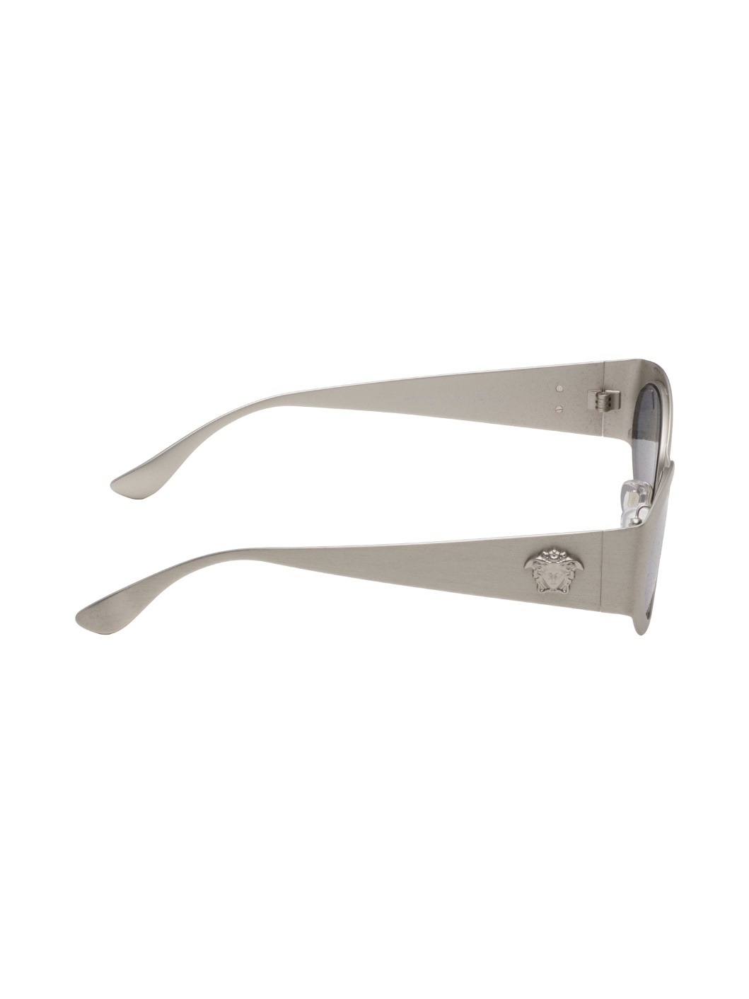 Silver 'La Medusa' Oval Sunglasses - 2