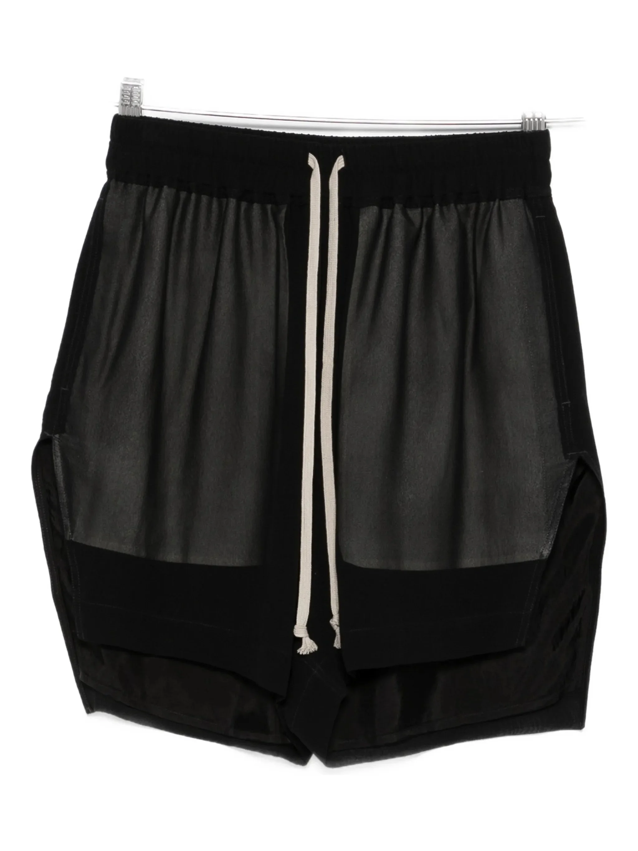 Rick Owens Drawstring Panelled Shorts - 1