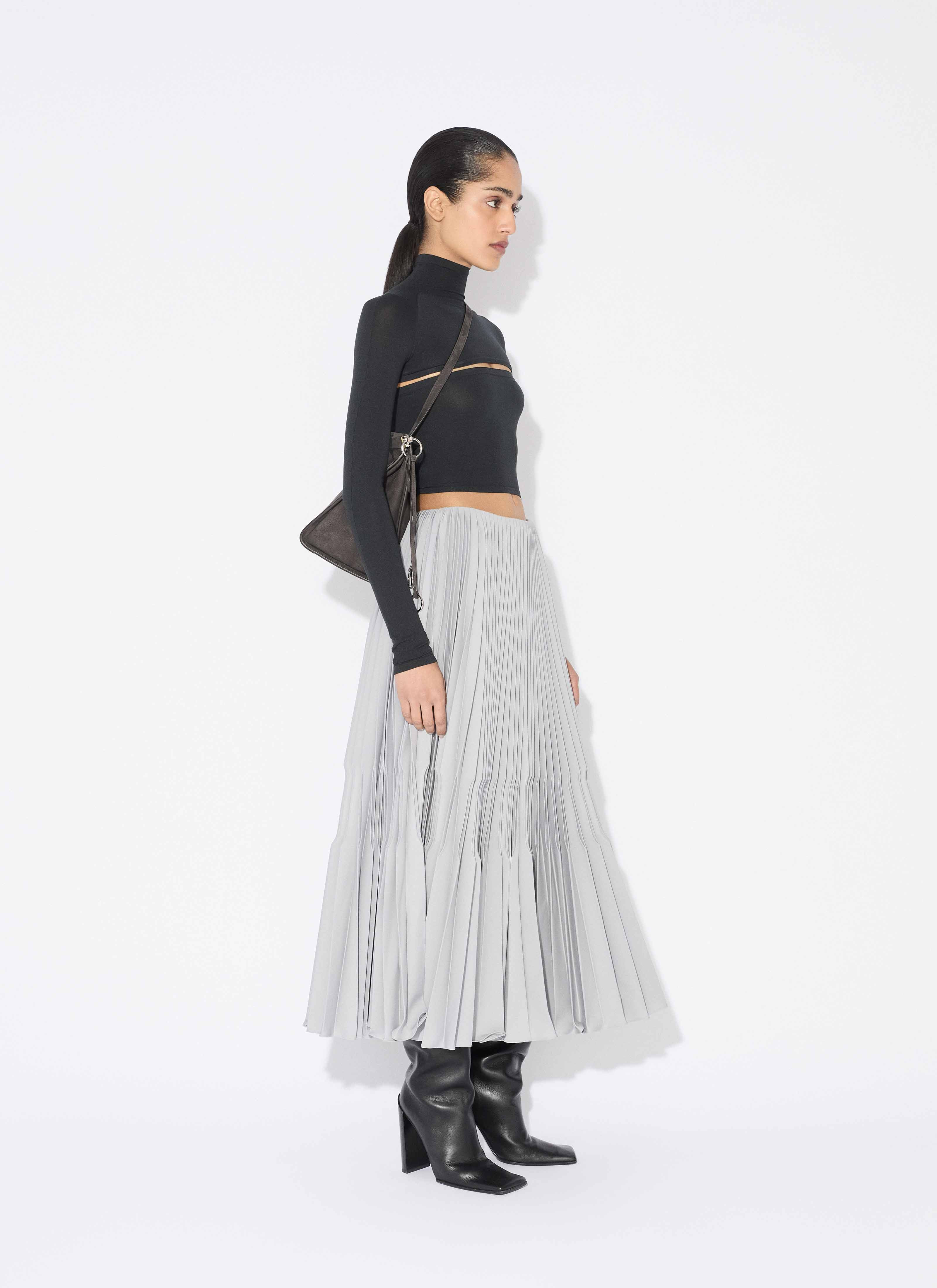 SECOND-SKIN KNIT CUT-OUT TOP - 5