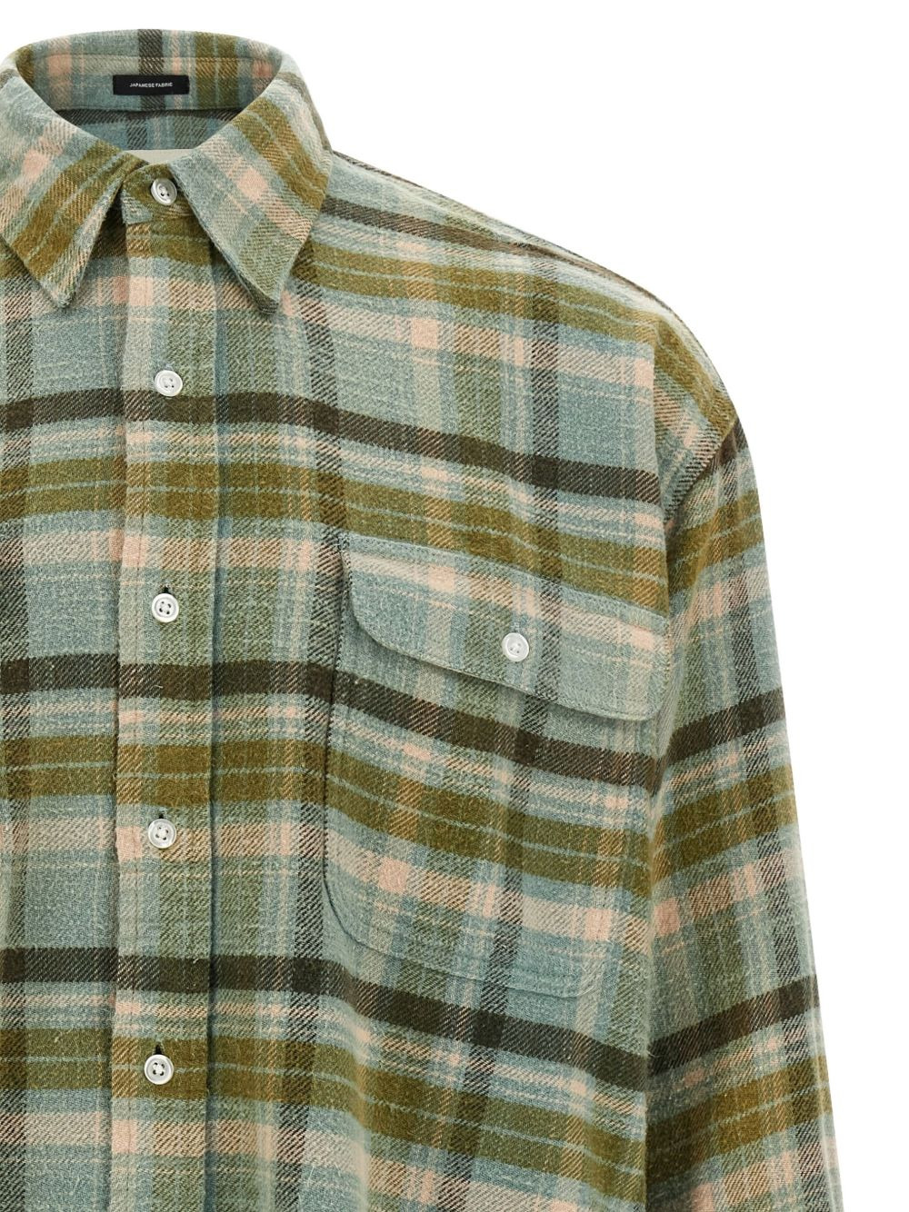plaid cotton shirt - 3
